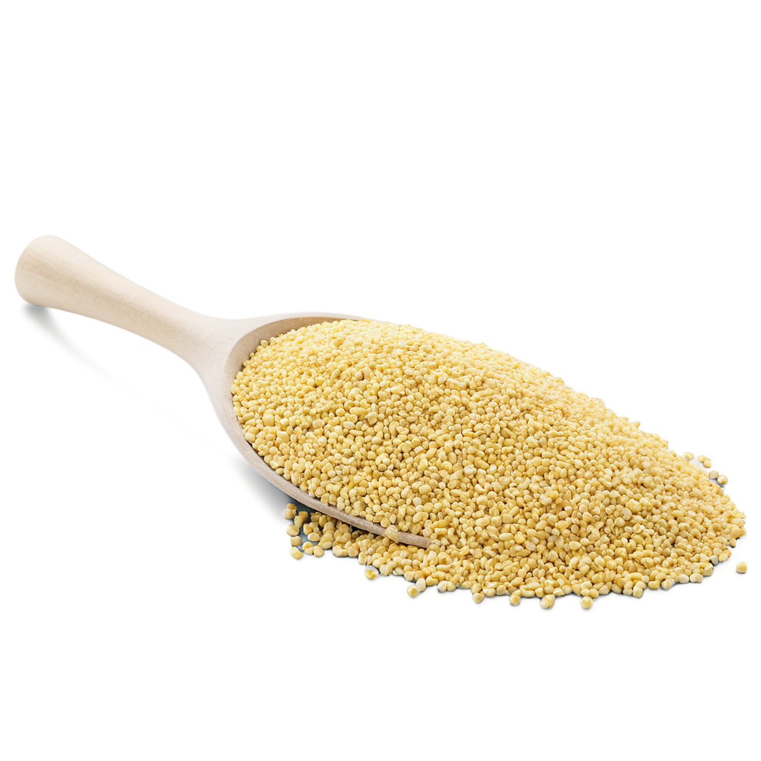 Millet grains isolated on transparent background, #6158