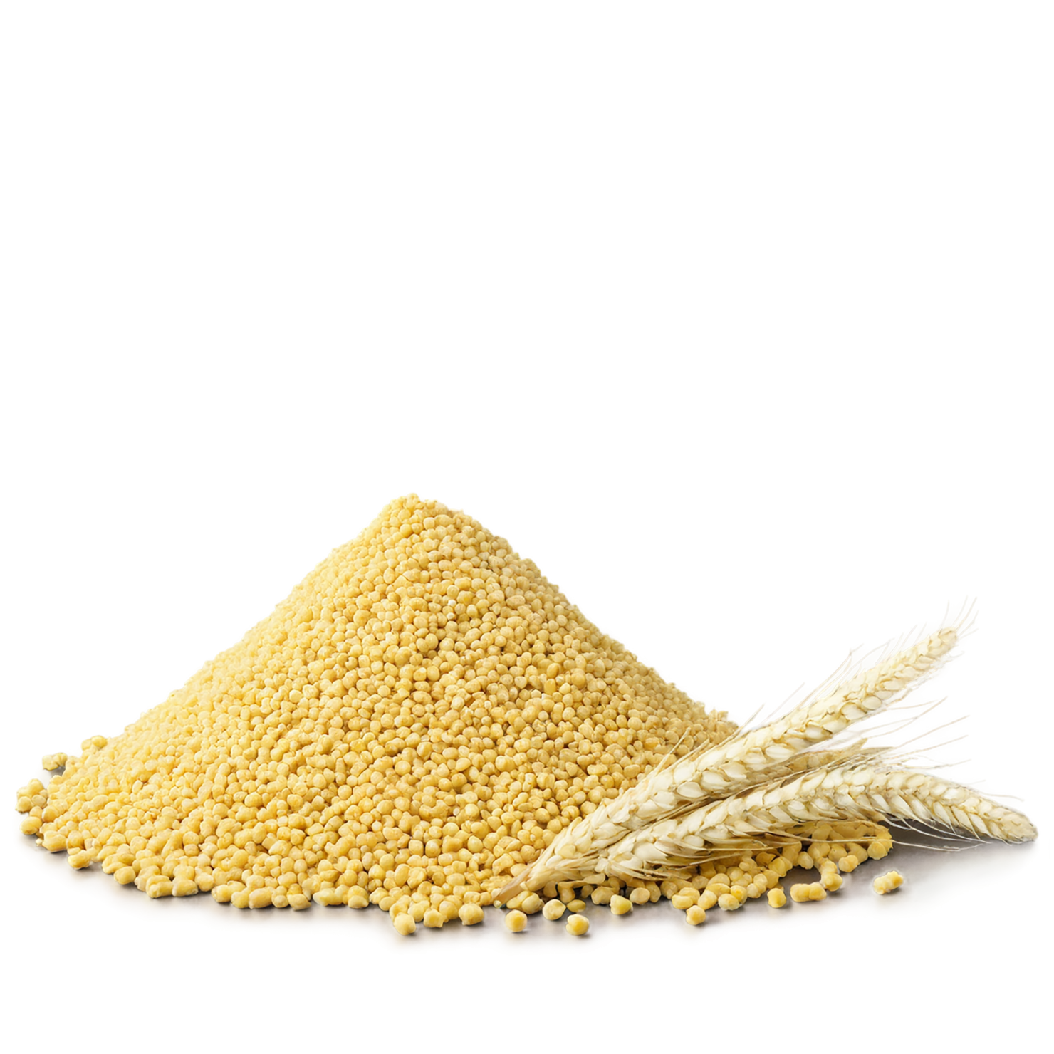 Millet grains isolated on transparent background, #6178