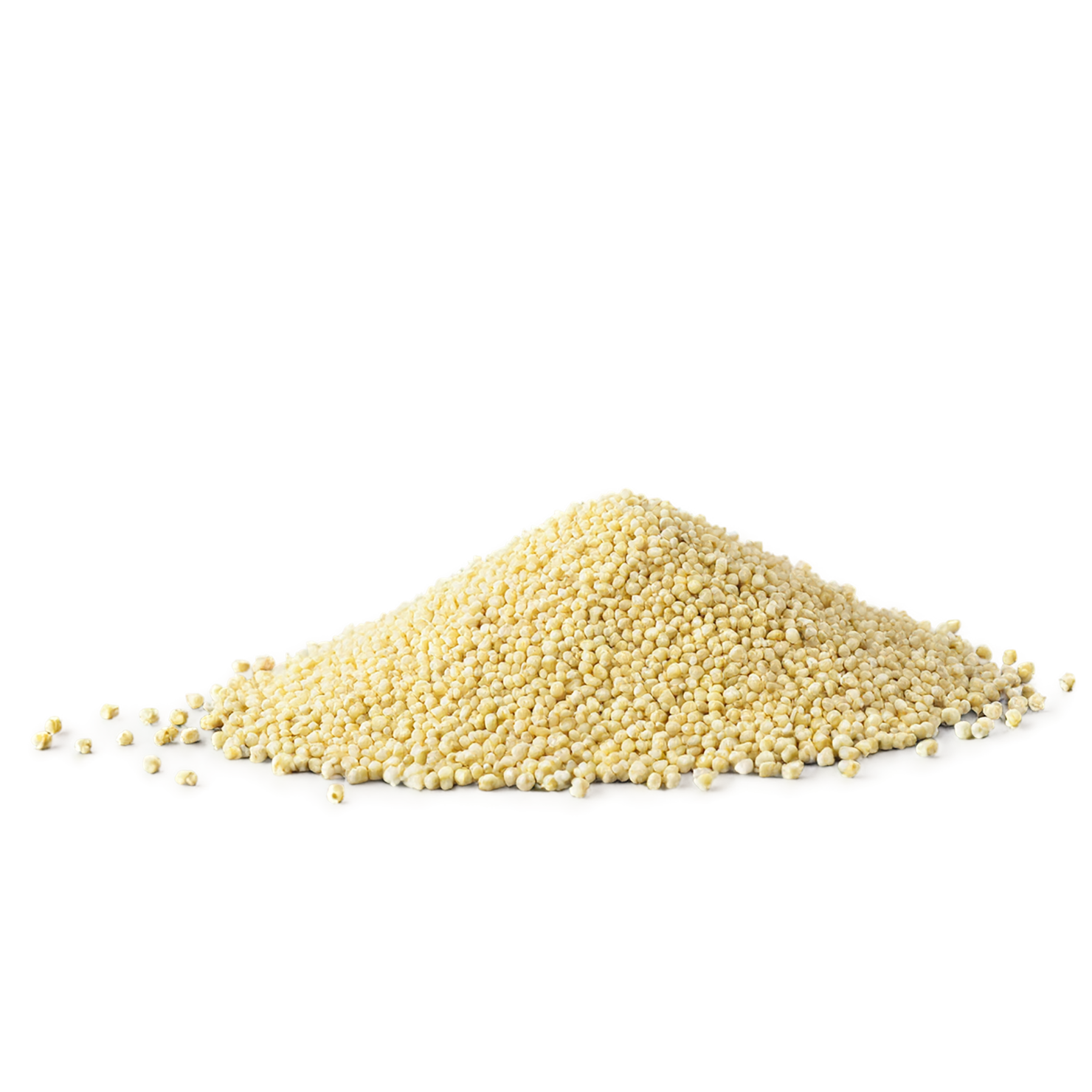 Millet grains isolated on transparent background, #6194
