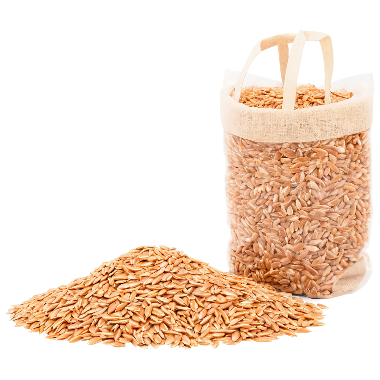 farro grains isolated on transparent background, #6290