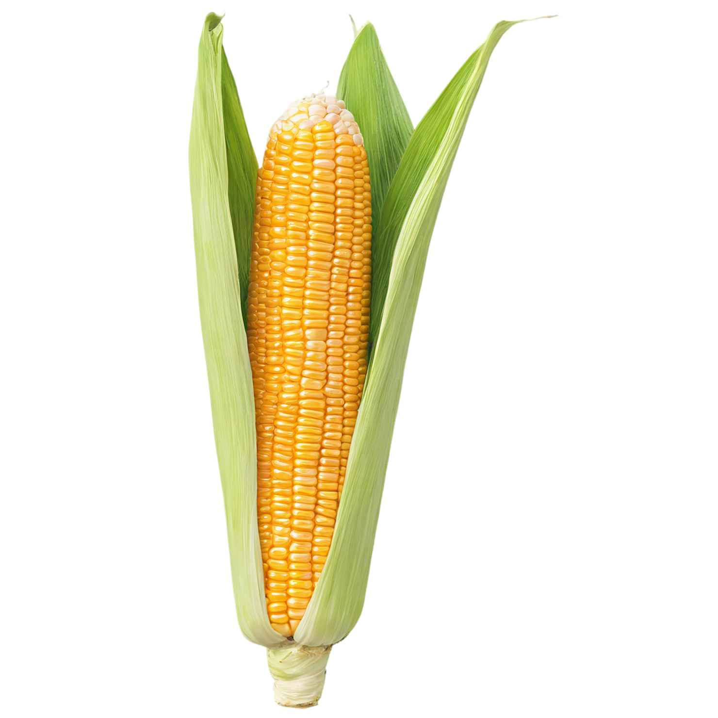 Corn grains isolated on transparent background, #6300