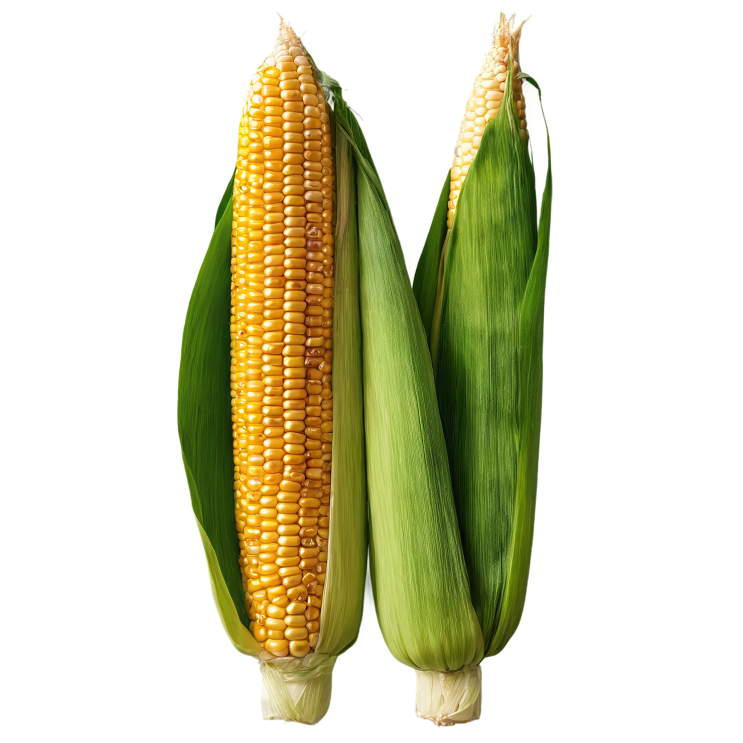 Corn grains isolated on transparent background, #6328