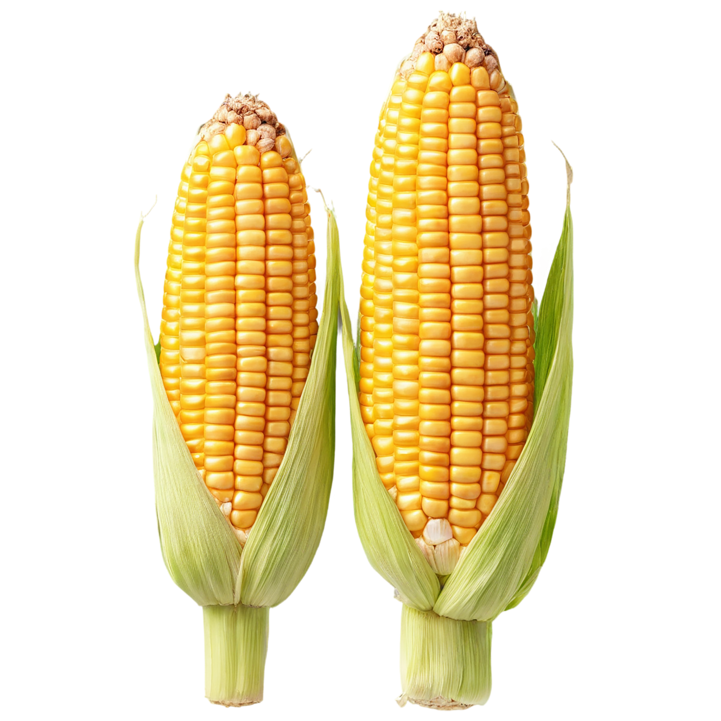 Corn grains isolated on transparent background, #6334