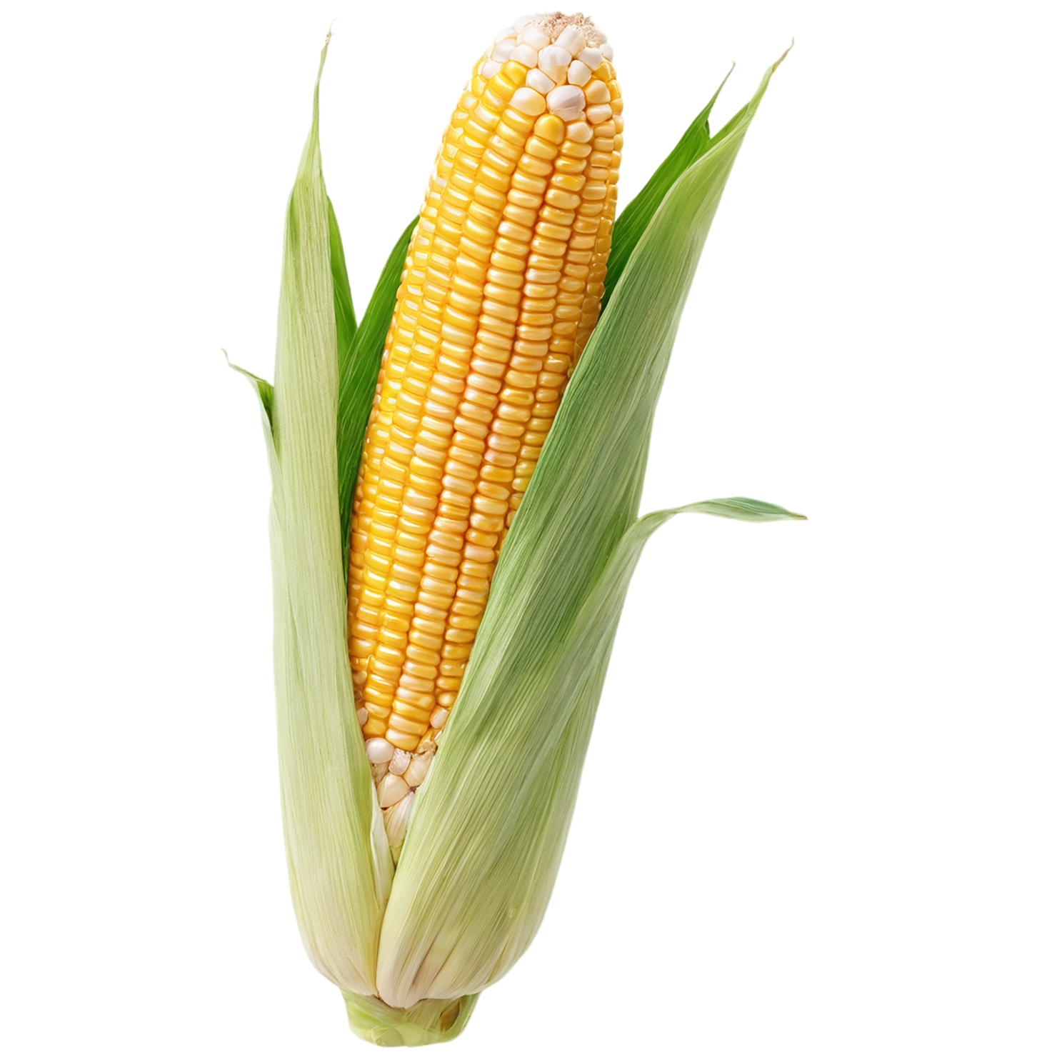 Corn grains isolated on transparent background, #6336