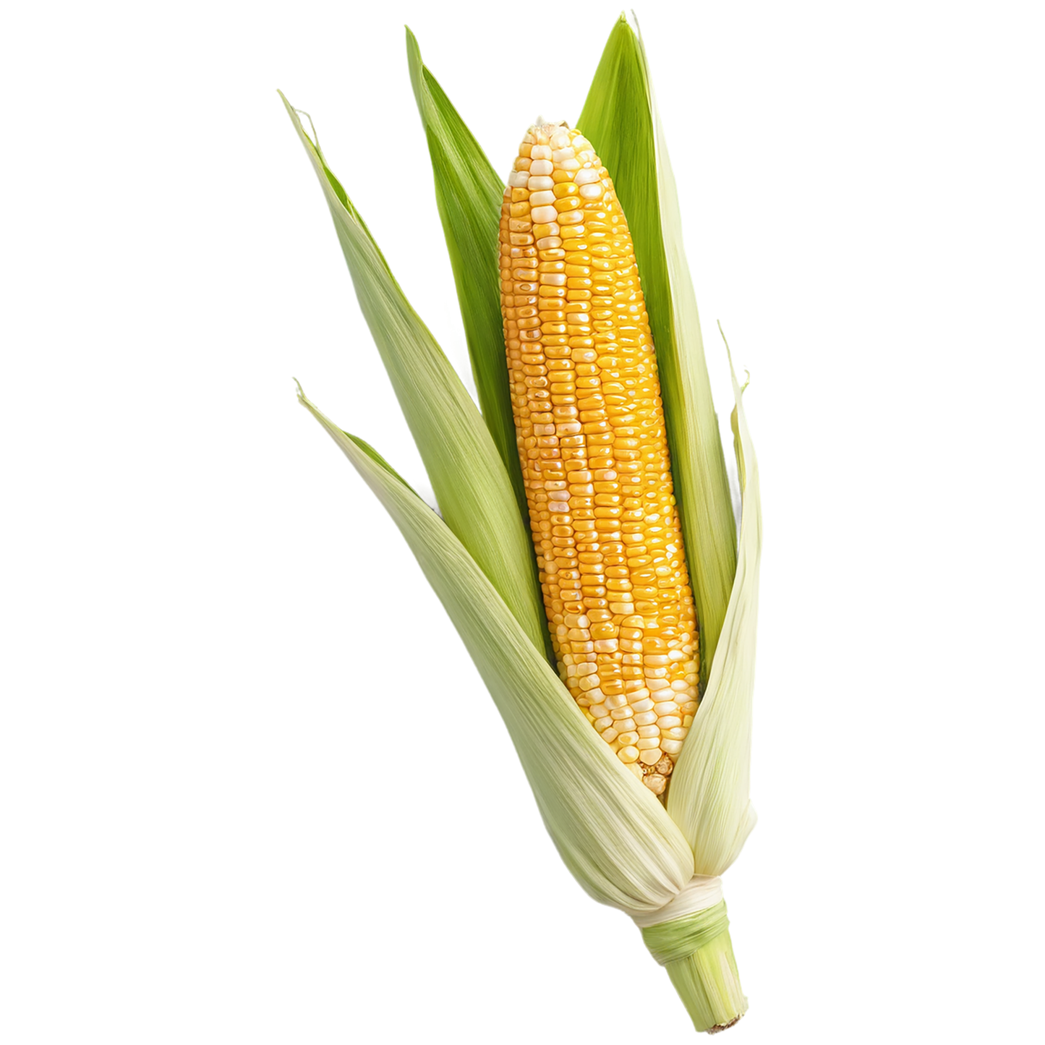 Corn grains isolated on transparent background, #6338