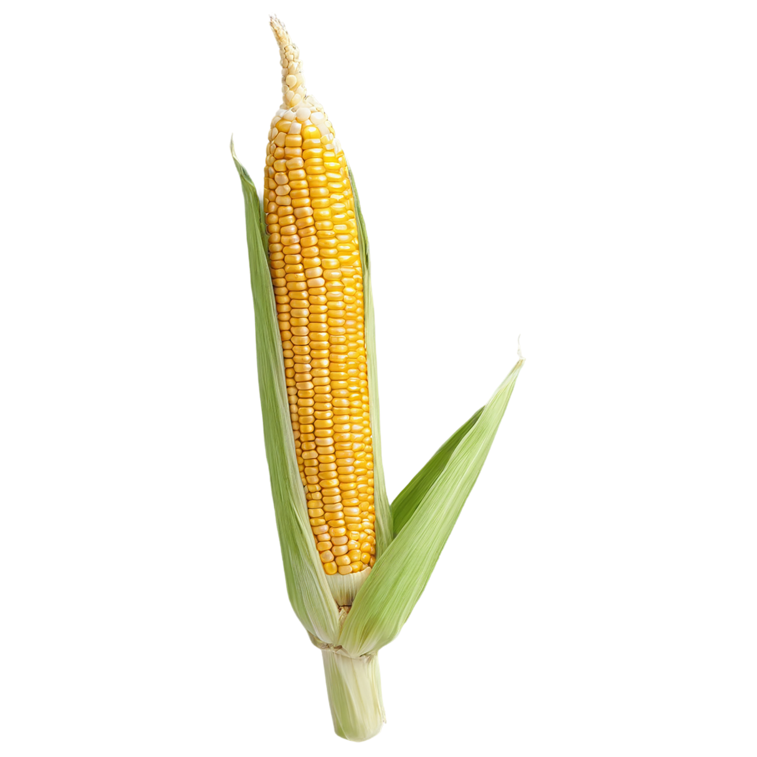 Corn grains isolated on transparent background, #6345