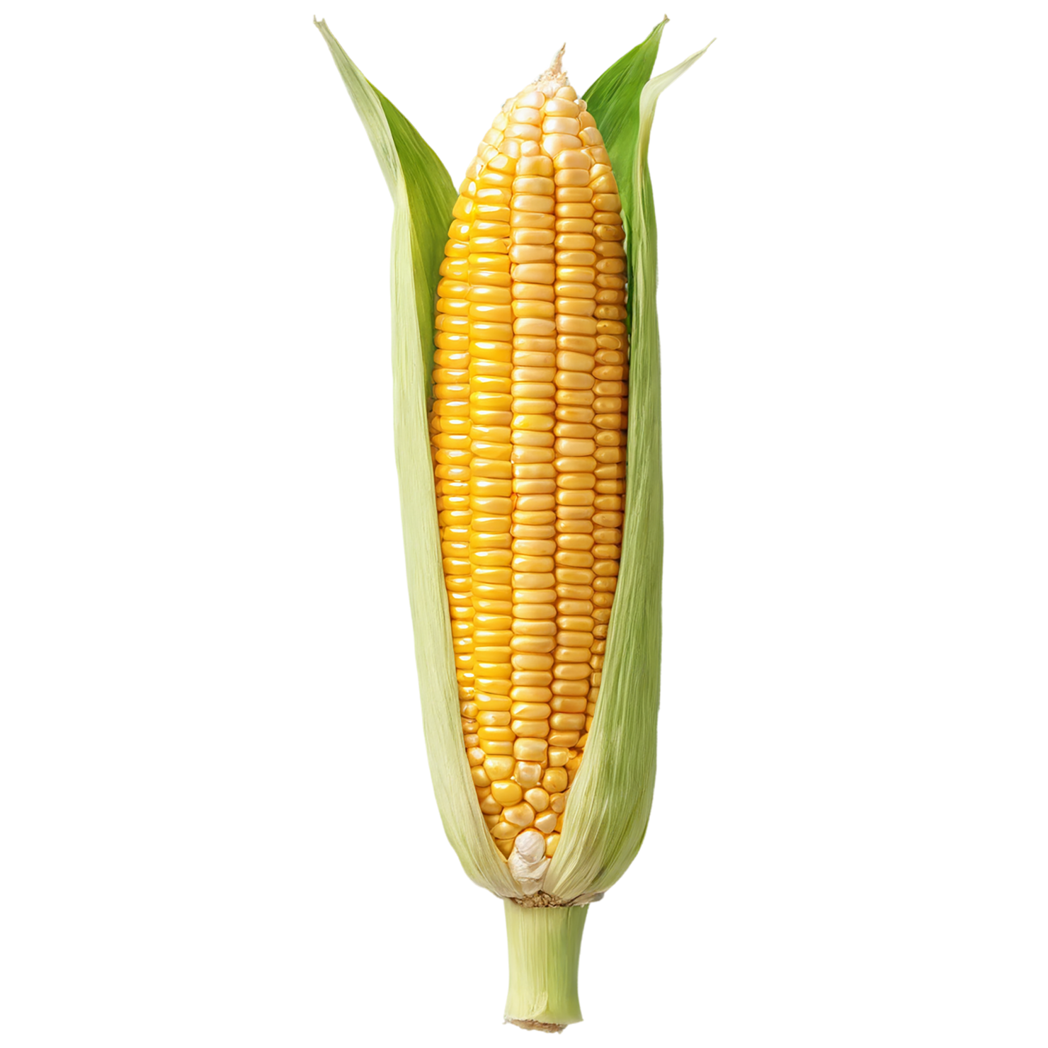 Corn grains isolated on transparent background, #6349