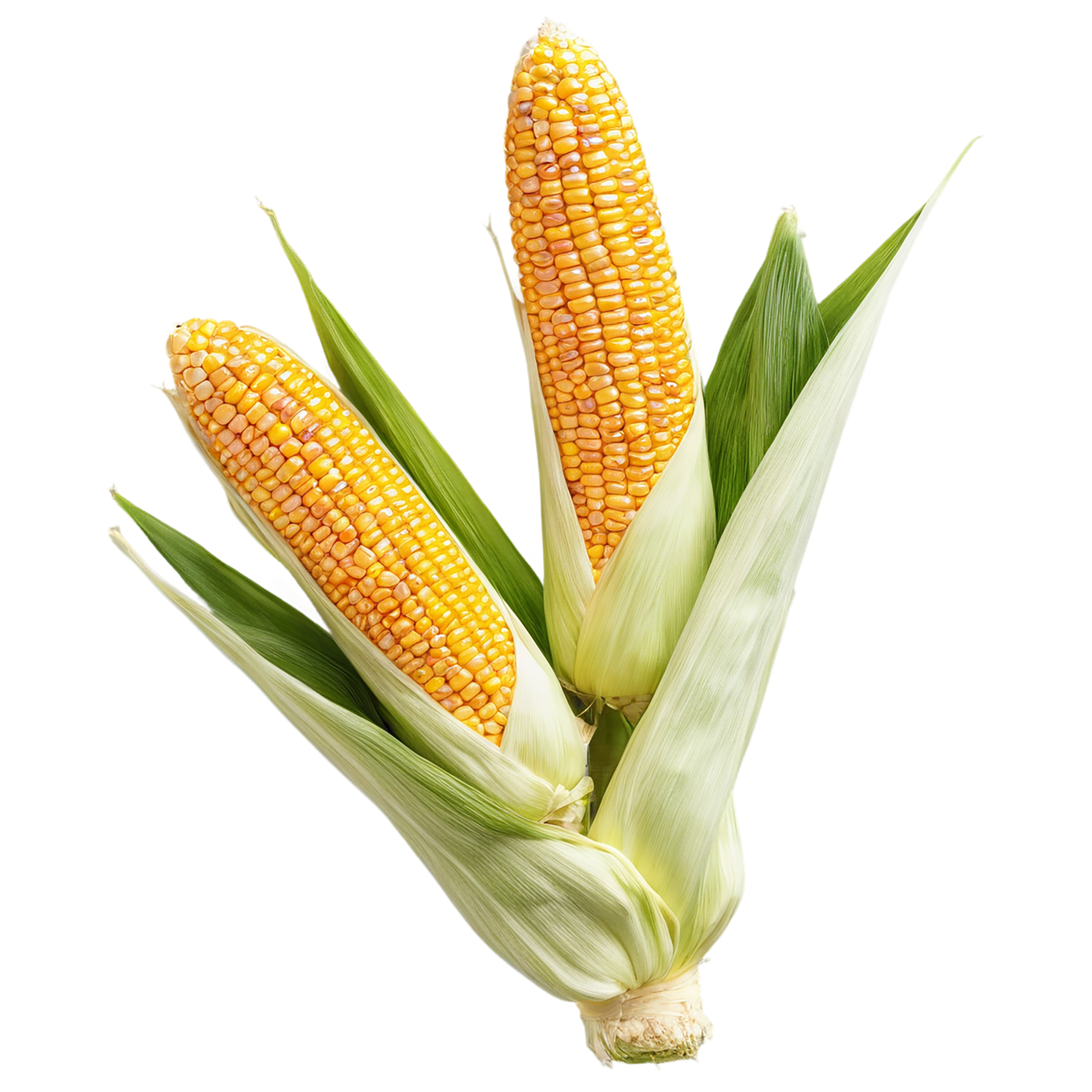 Corn grains isolated on transparent background, #6351