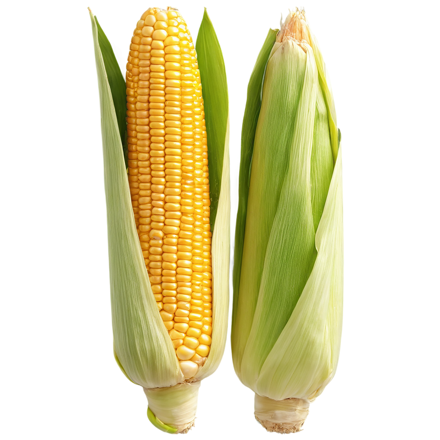 Corn grains isolated on transparent background, #6352