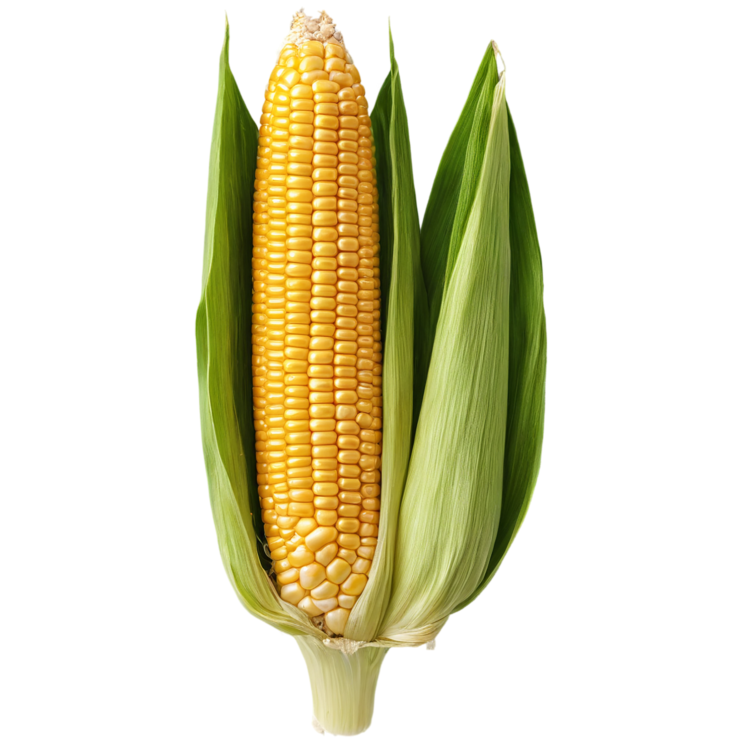 Corn grains isolated on transparent background, #6357