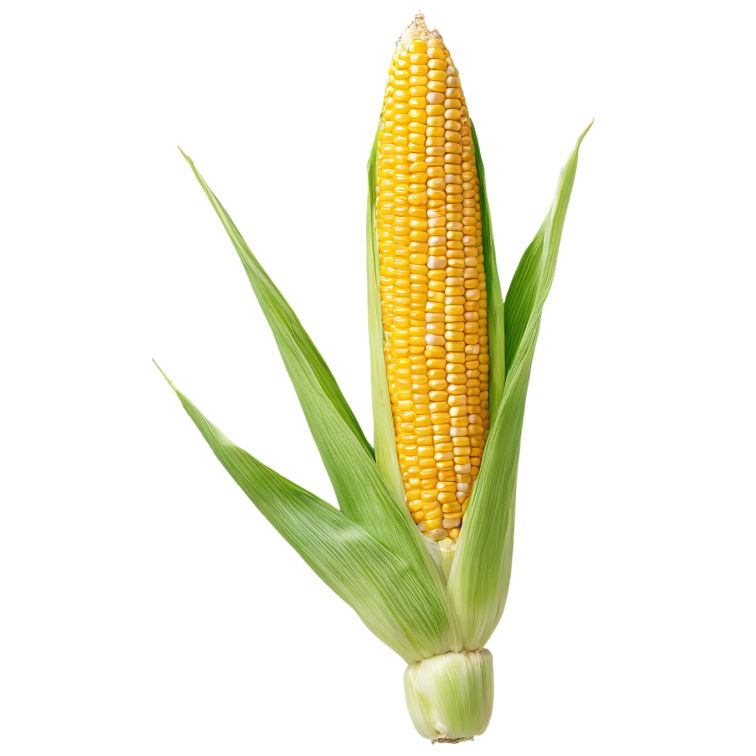 Corn grains isolated on transparent background, #6358