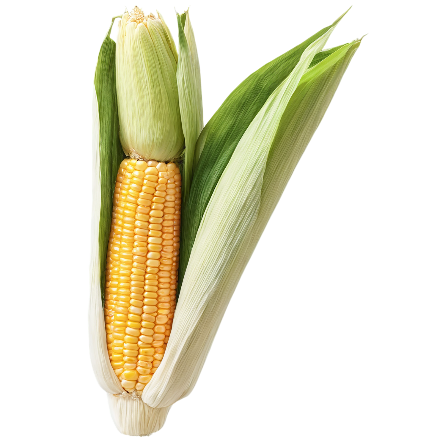 Corn grains isolated on transparent background, #6360