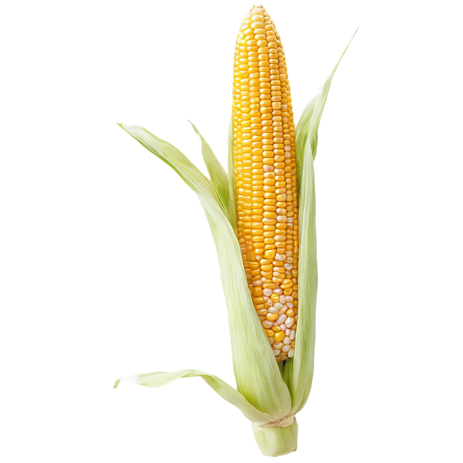Corn grains isolated on transparent background, #6361