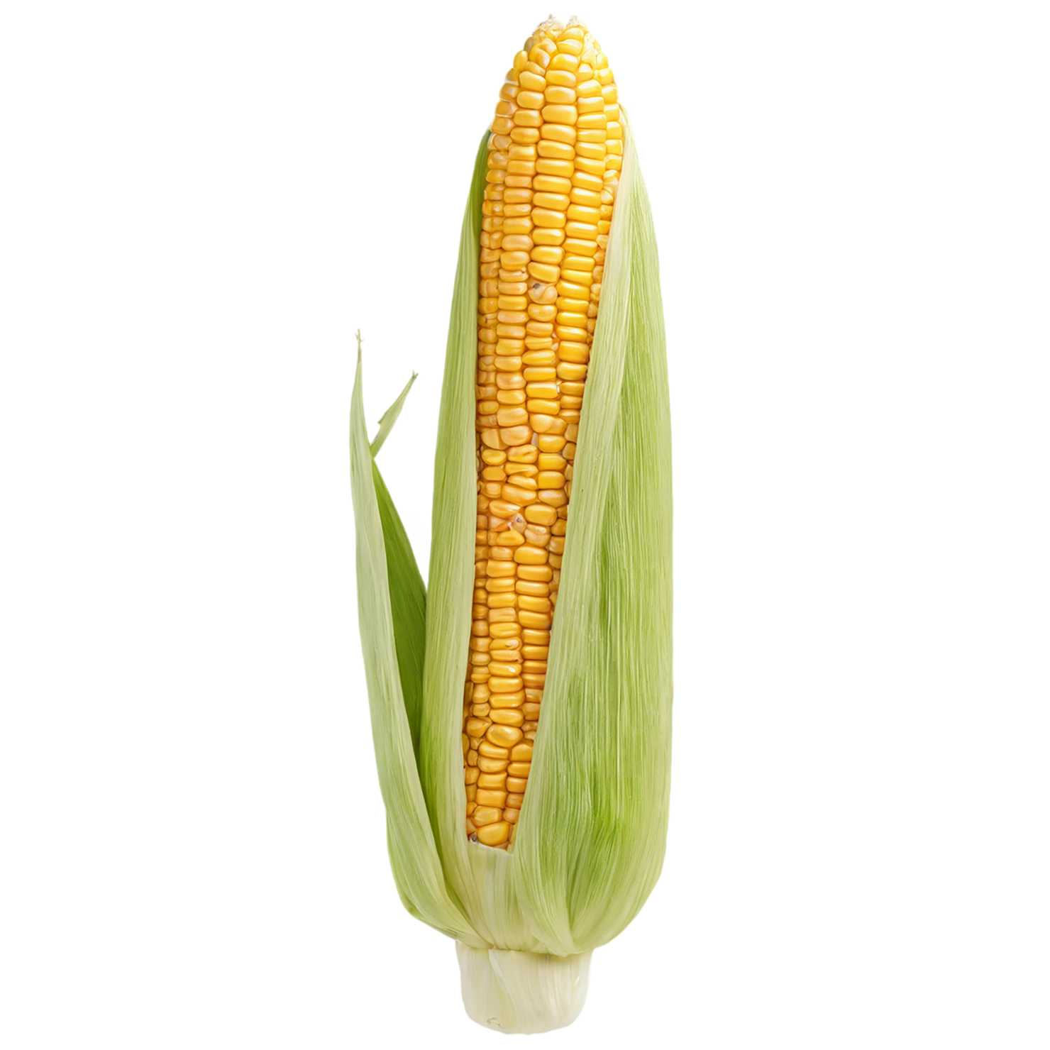 Corn grains isolated on transparent background, #6366