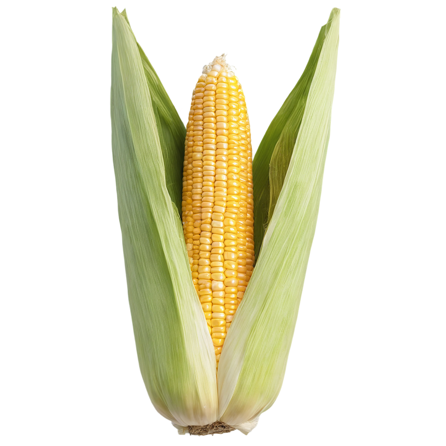 Corn grains isolated on transparent background, #6369
