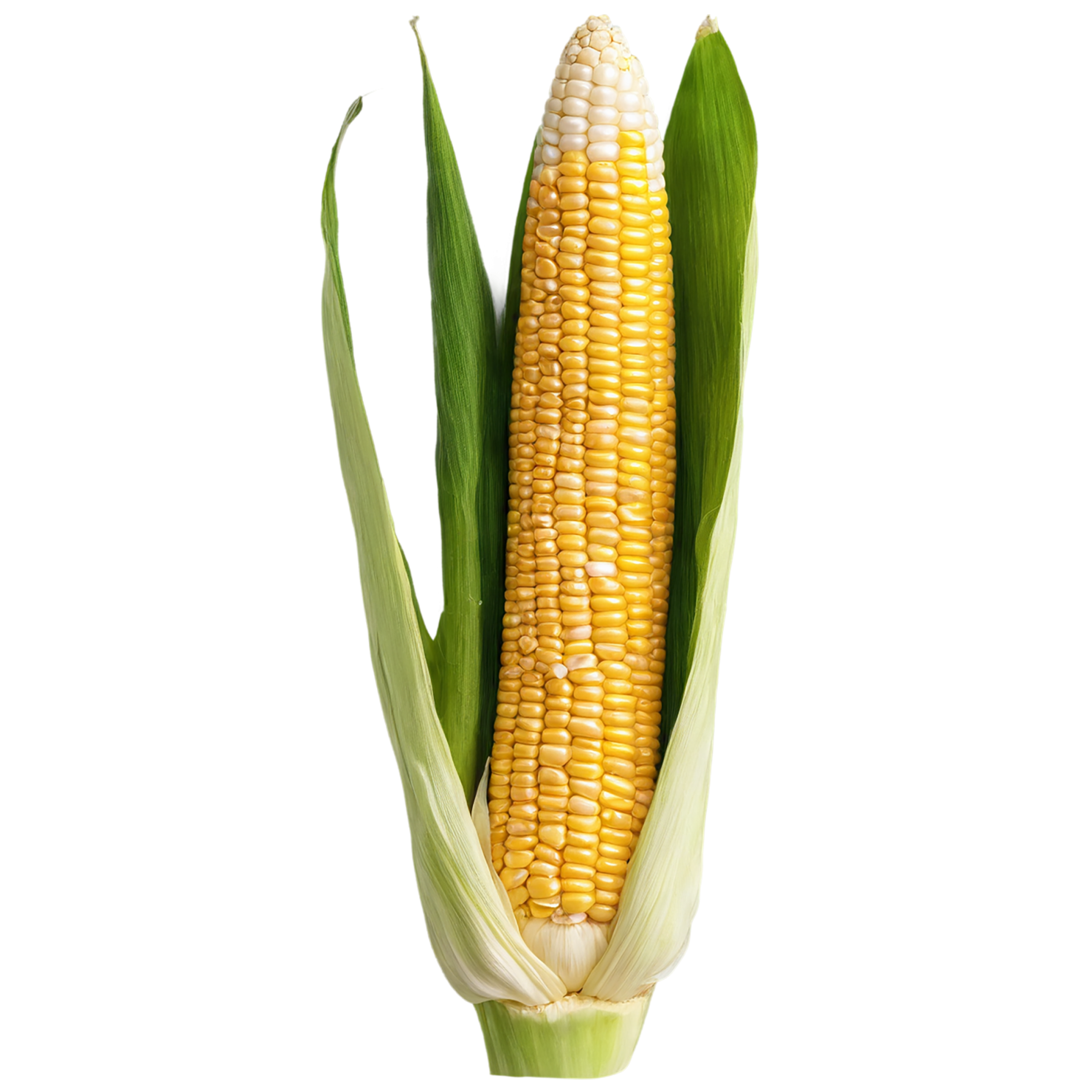 Corn grains isolated on transparent background, #6372