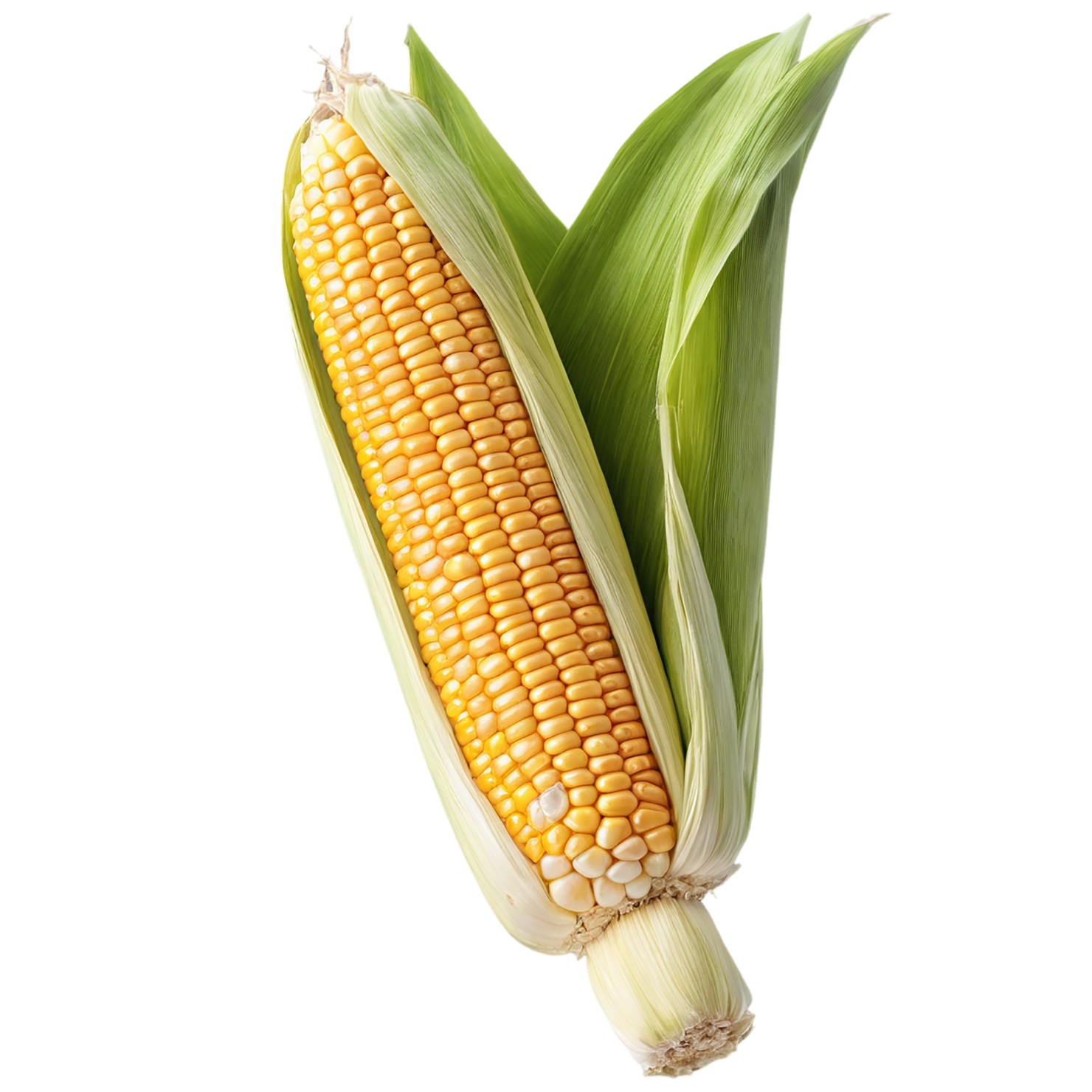 Corn grains isolated on transparent background, #6373