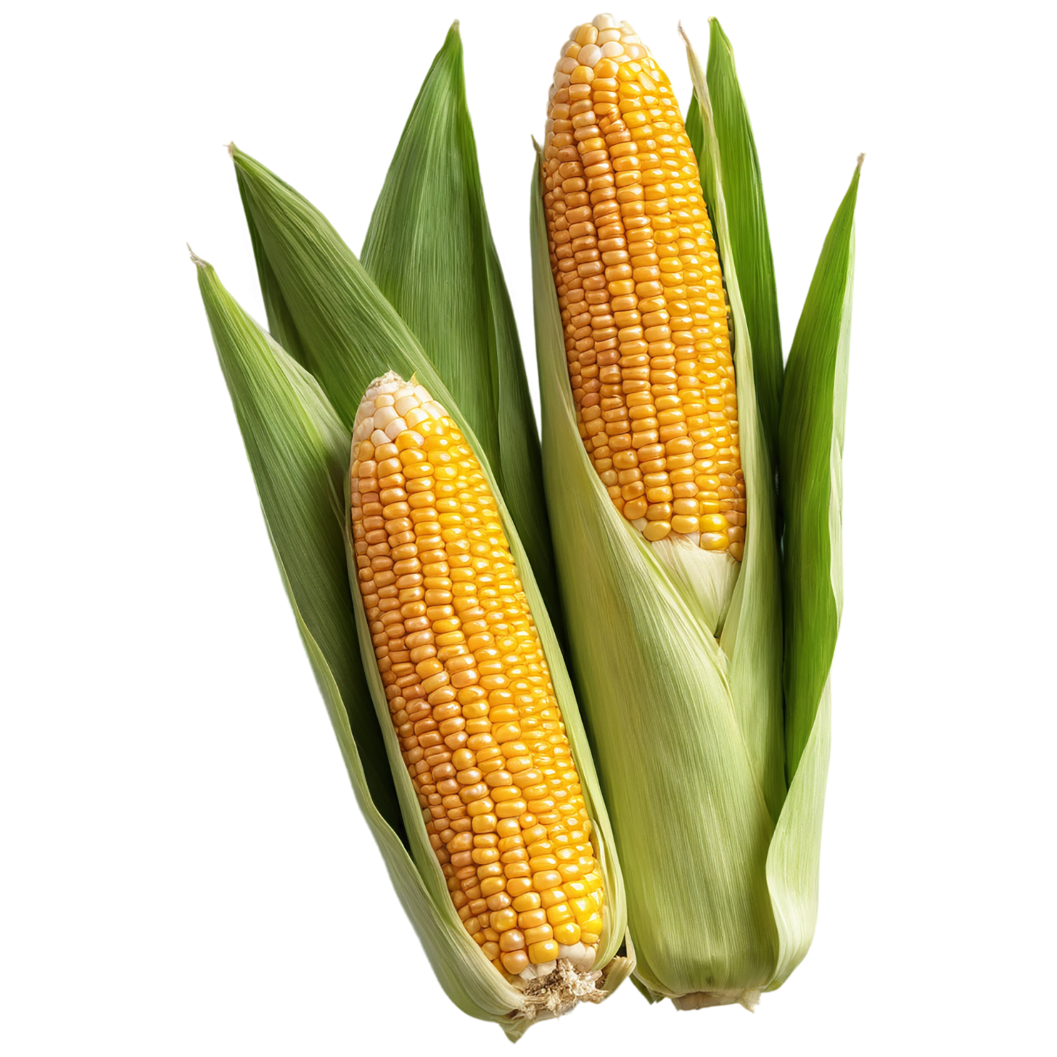 Corn grains isolated on transparent background, #6375