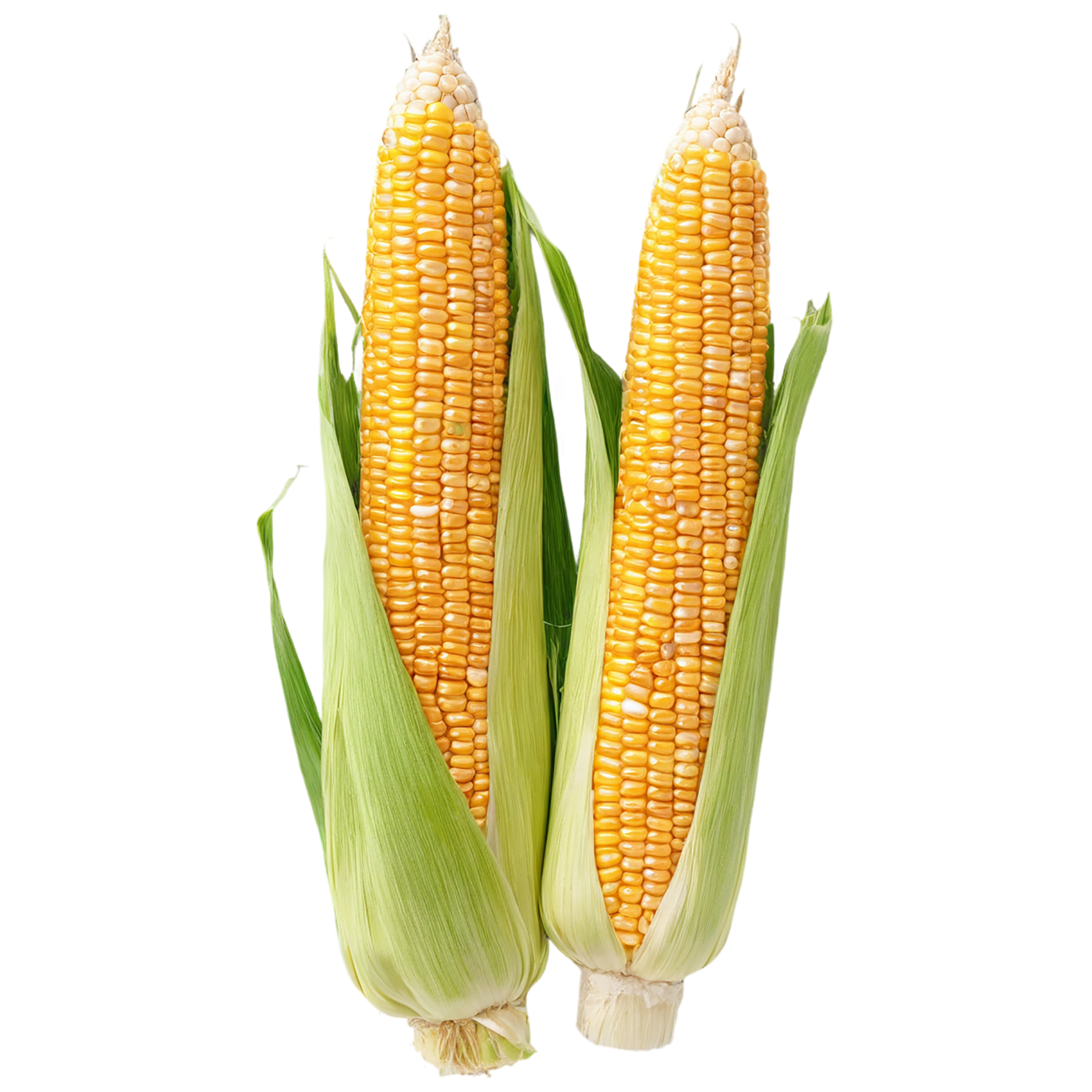 Corn grains isolated on transparent background, #6377