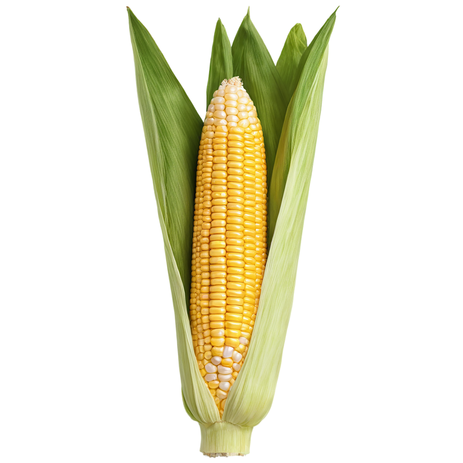 Corn grains isolated on transparent background, #6378