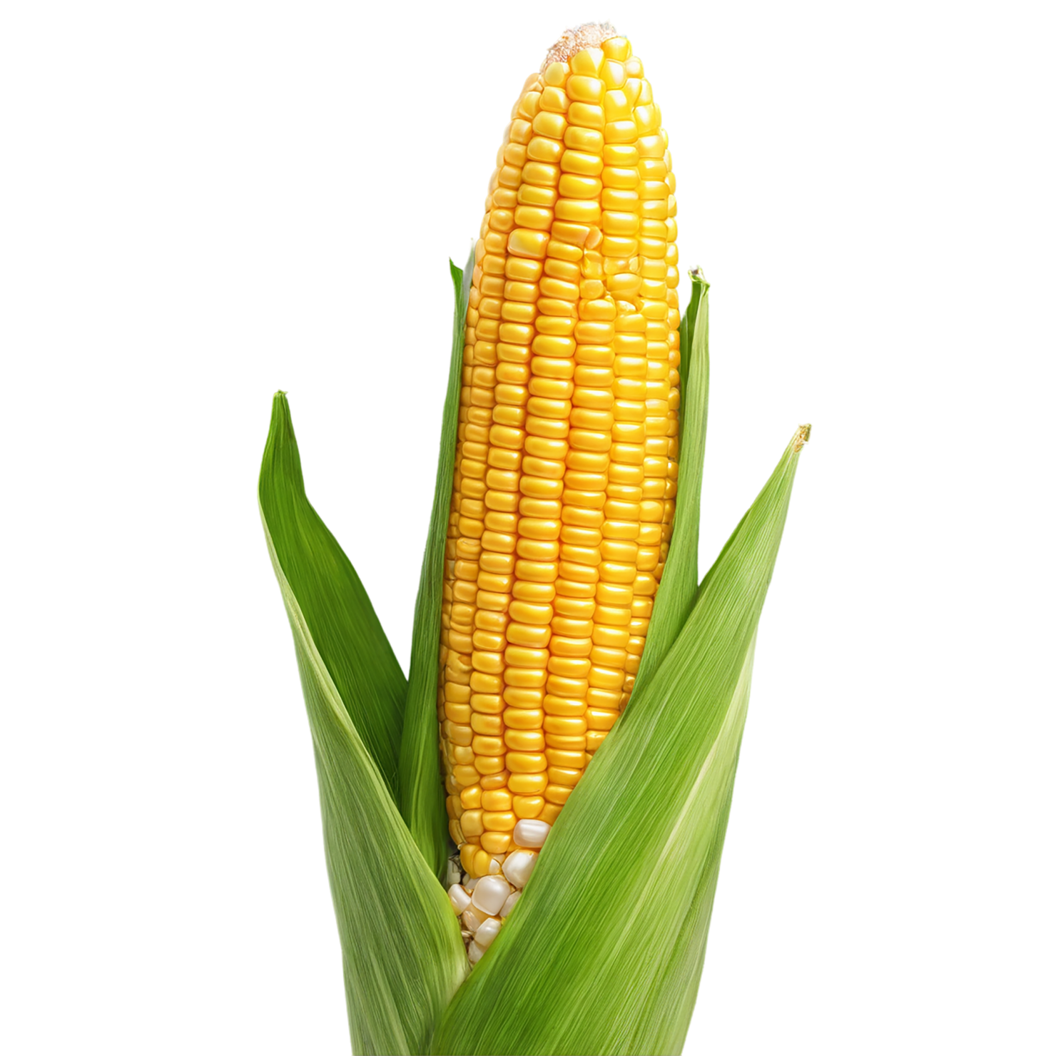 Corn grains isolated on transparent background, #6386