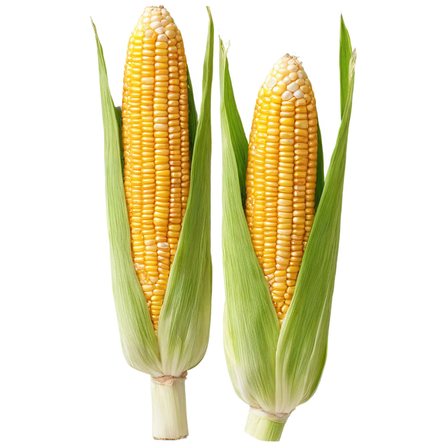 Corn grains isolated on transparent background, #6387