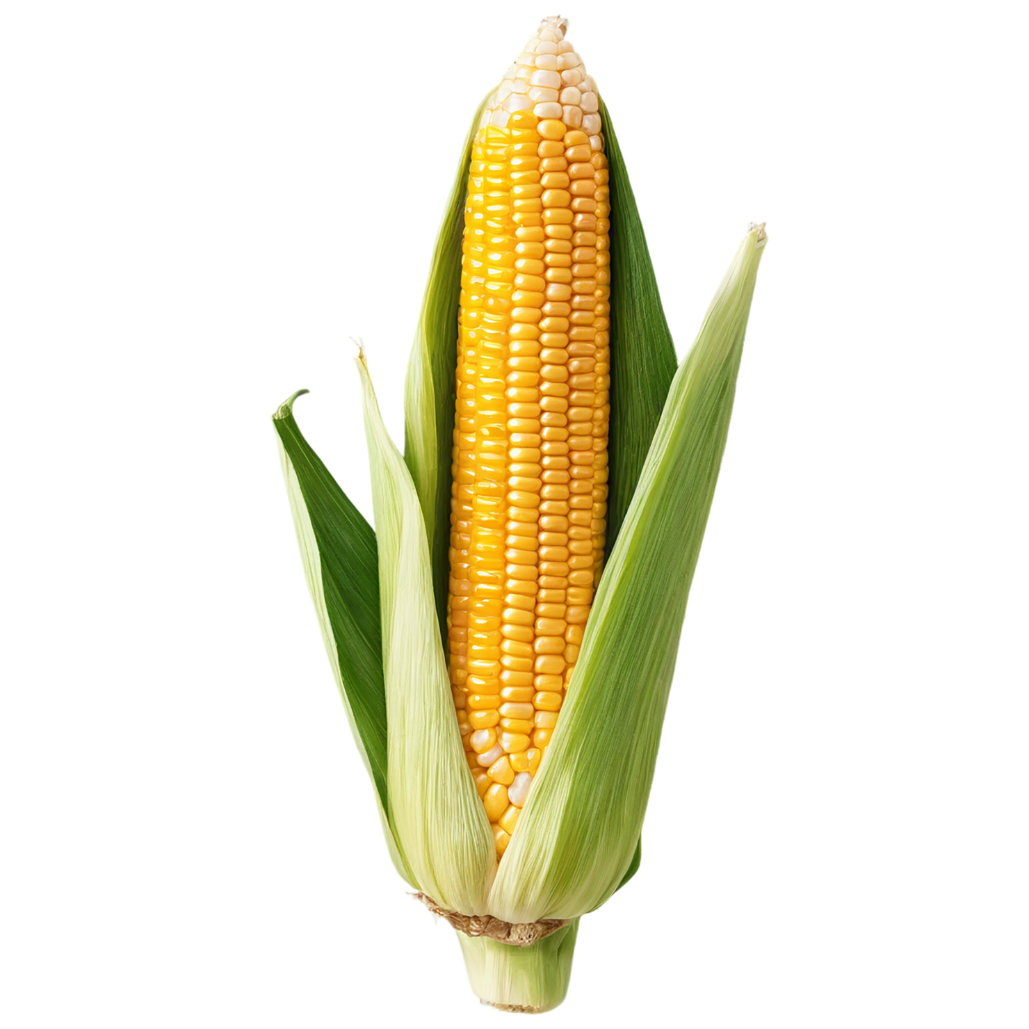 Corn grains isolated on transparent background, #6388