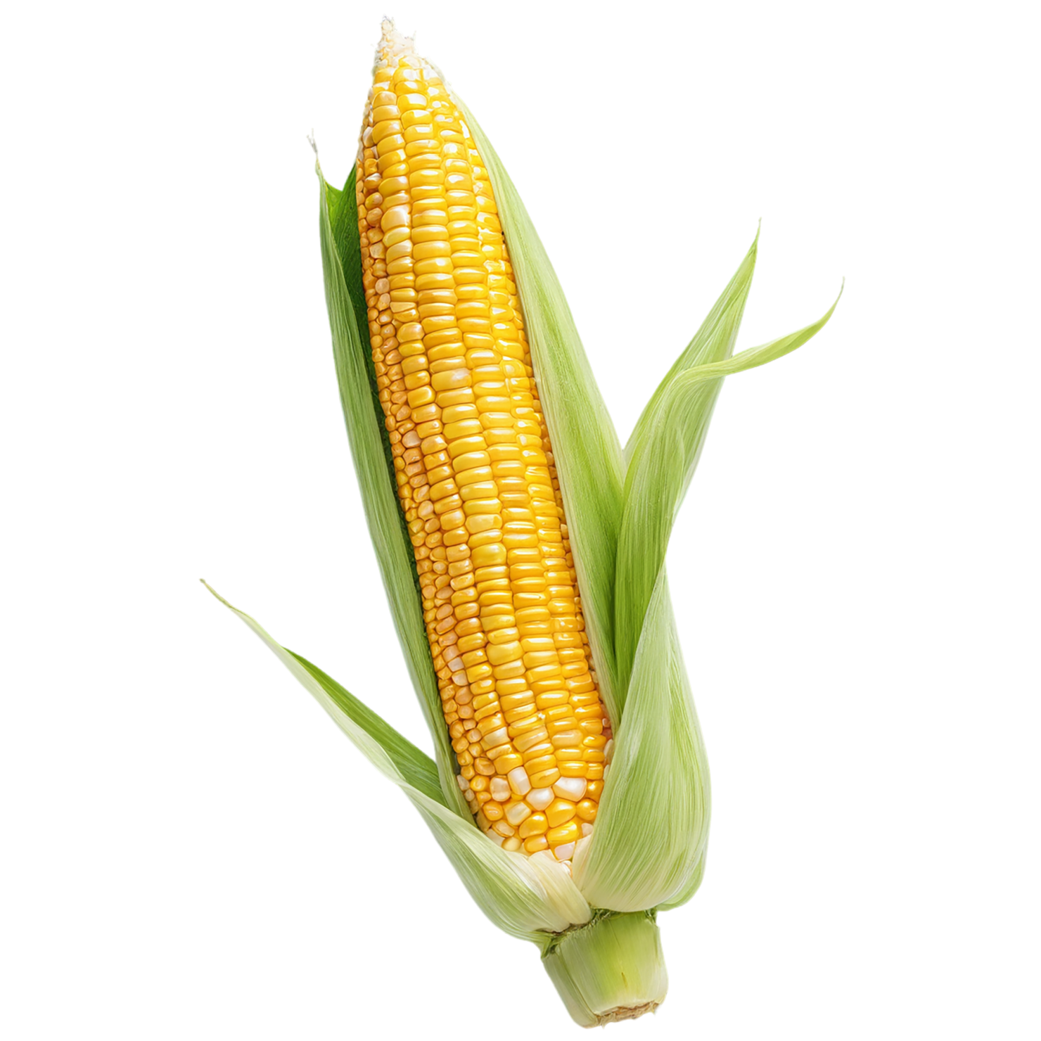 Corn grains isolated on transparent background, #6389