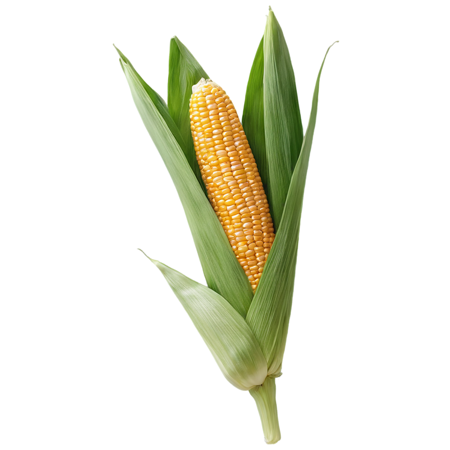 Corn grains isolated on transparent background, #6394
