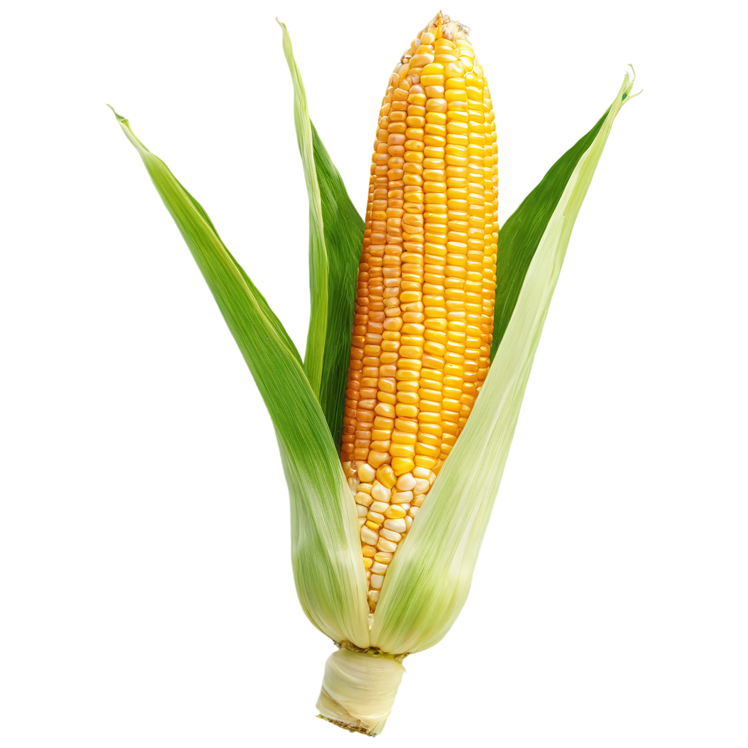 Corn grains isolated on transparent background, #6396
