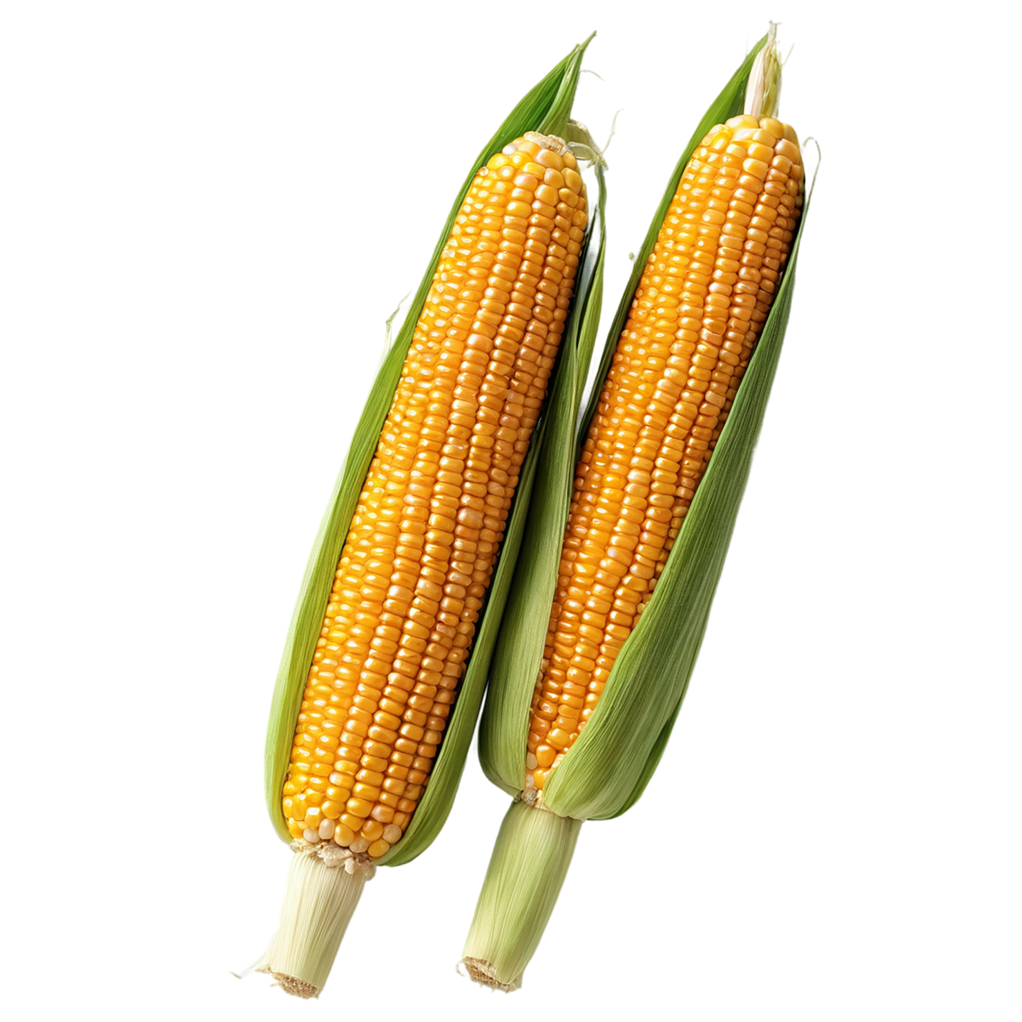 Corn grains isolated on transparent background, #6397