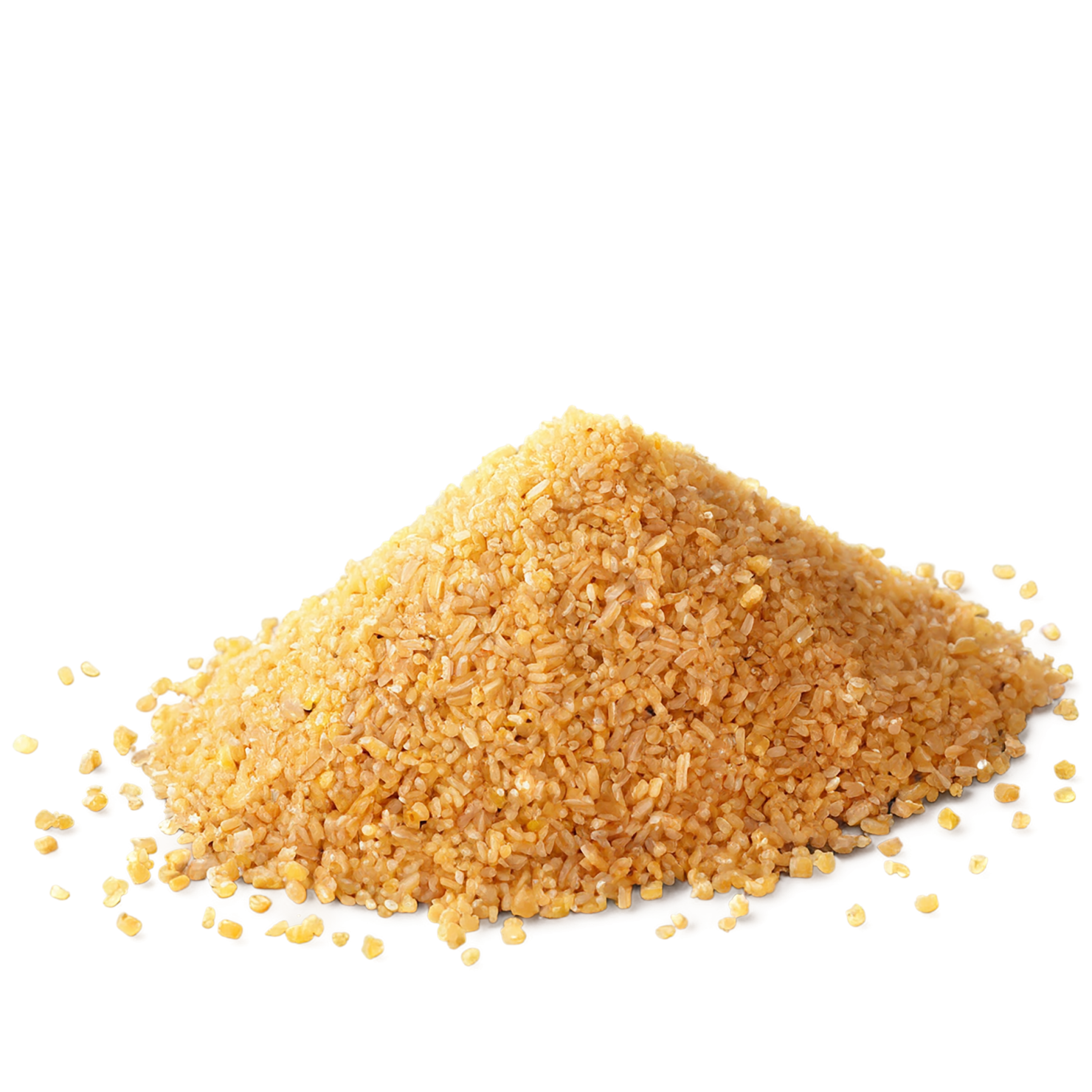 Bulgur grains isolated on transparent background, #6401