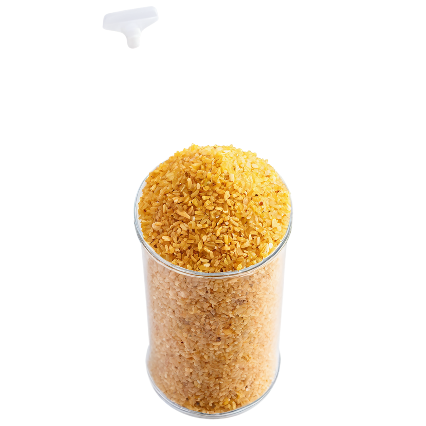 Bulgur grains isolated on transparent background, #6402