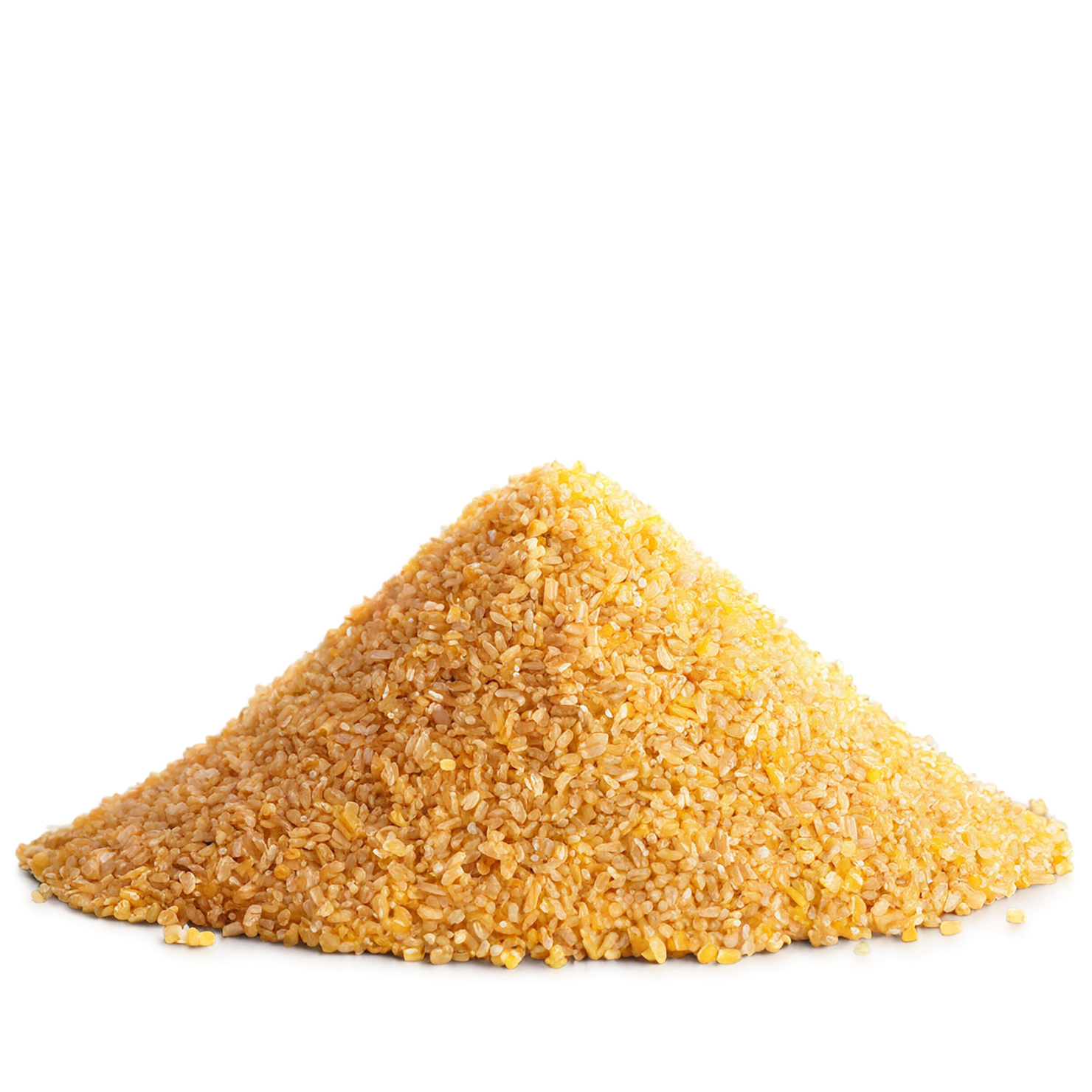 Bulgur grains isolated on transparent background, #6403