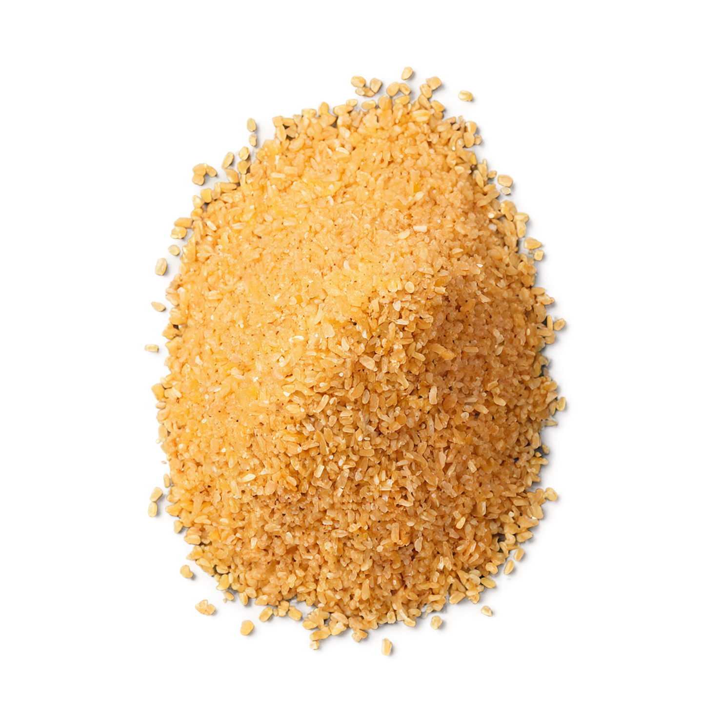 Bulgur grains isolated on transparent background, #6405