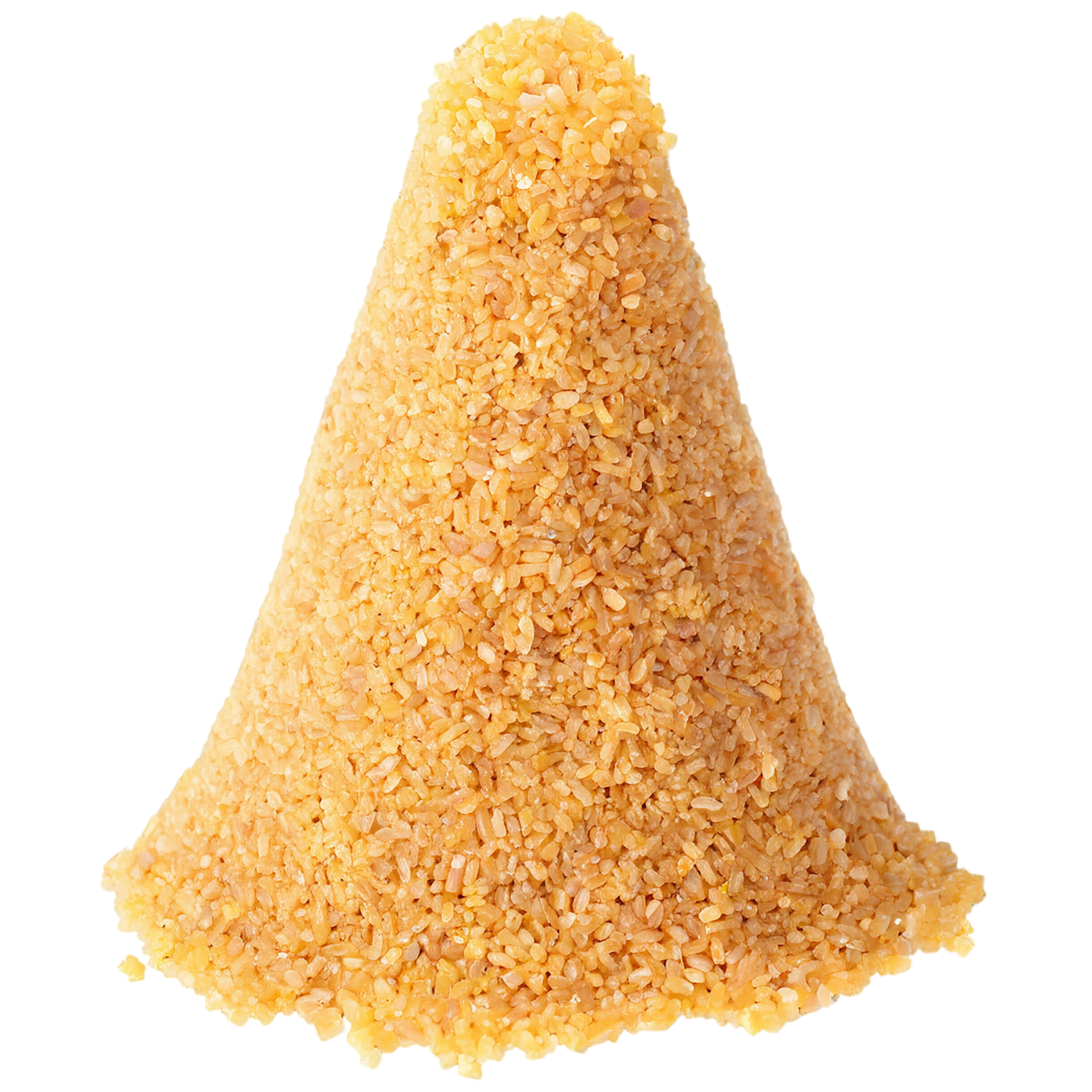 Bulgur grains isolated on transparent background, #6407