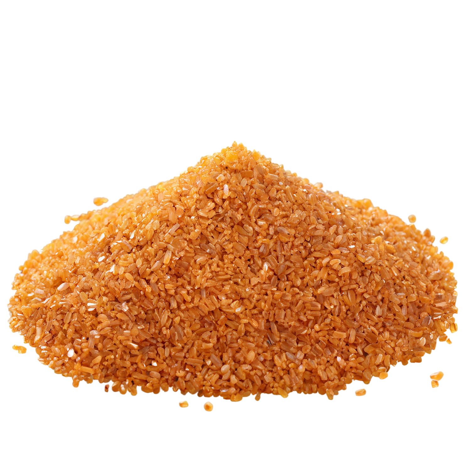 Bulgur grains isolated on transparent background, #6408