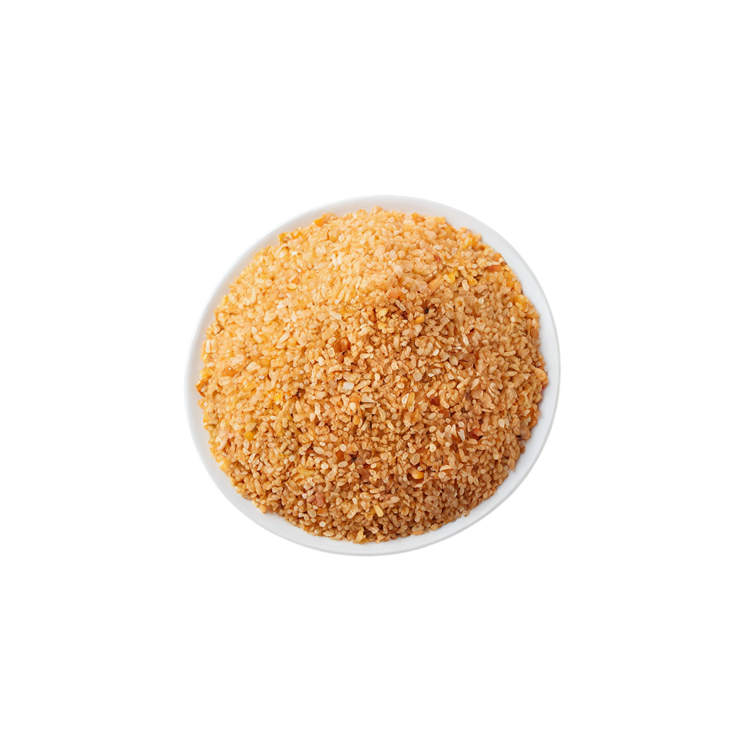 Bulgur grains isolated on transparent background, #6411