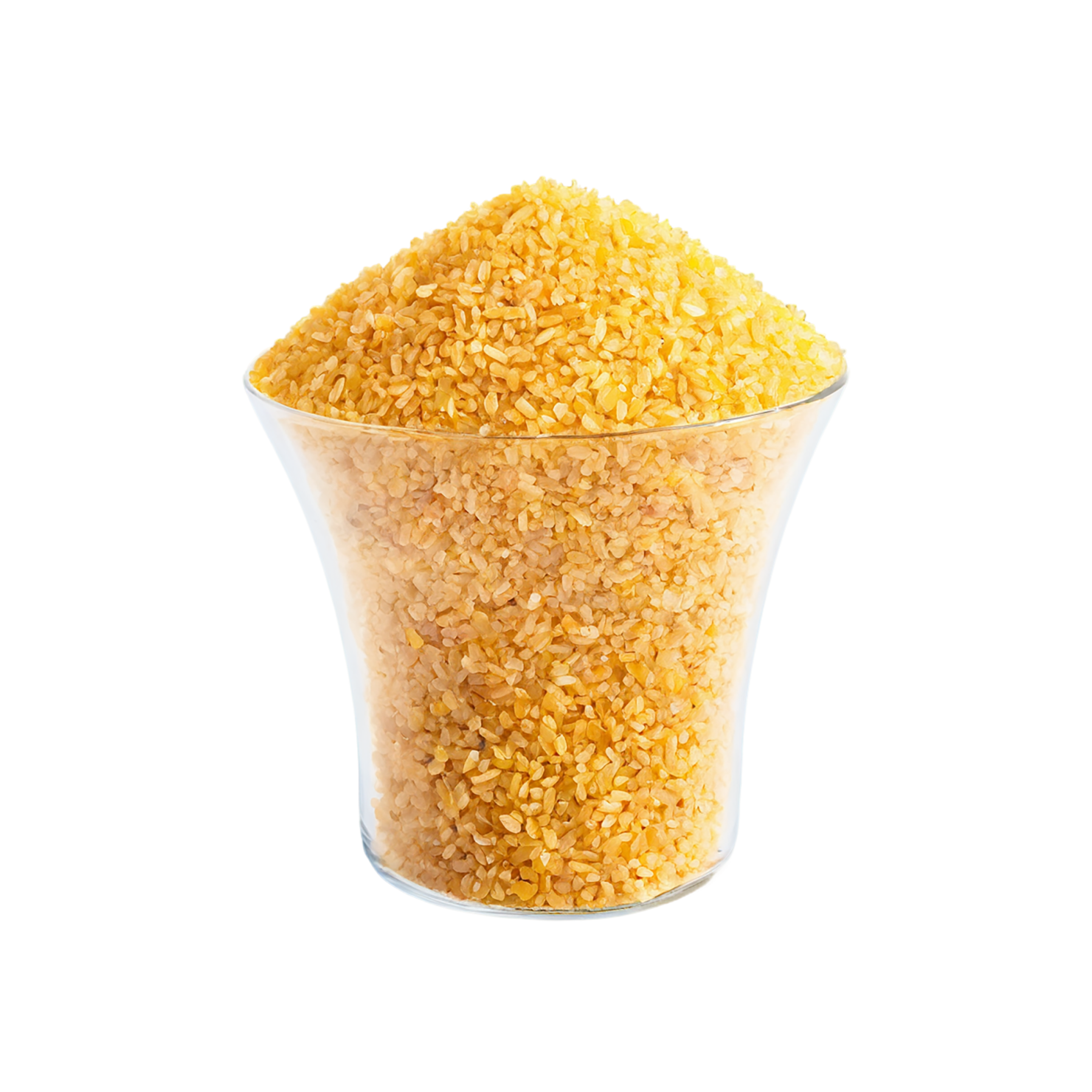 Bulgur grains isolated on transparent background, #6413