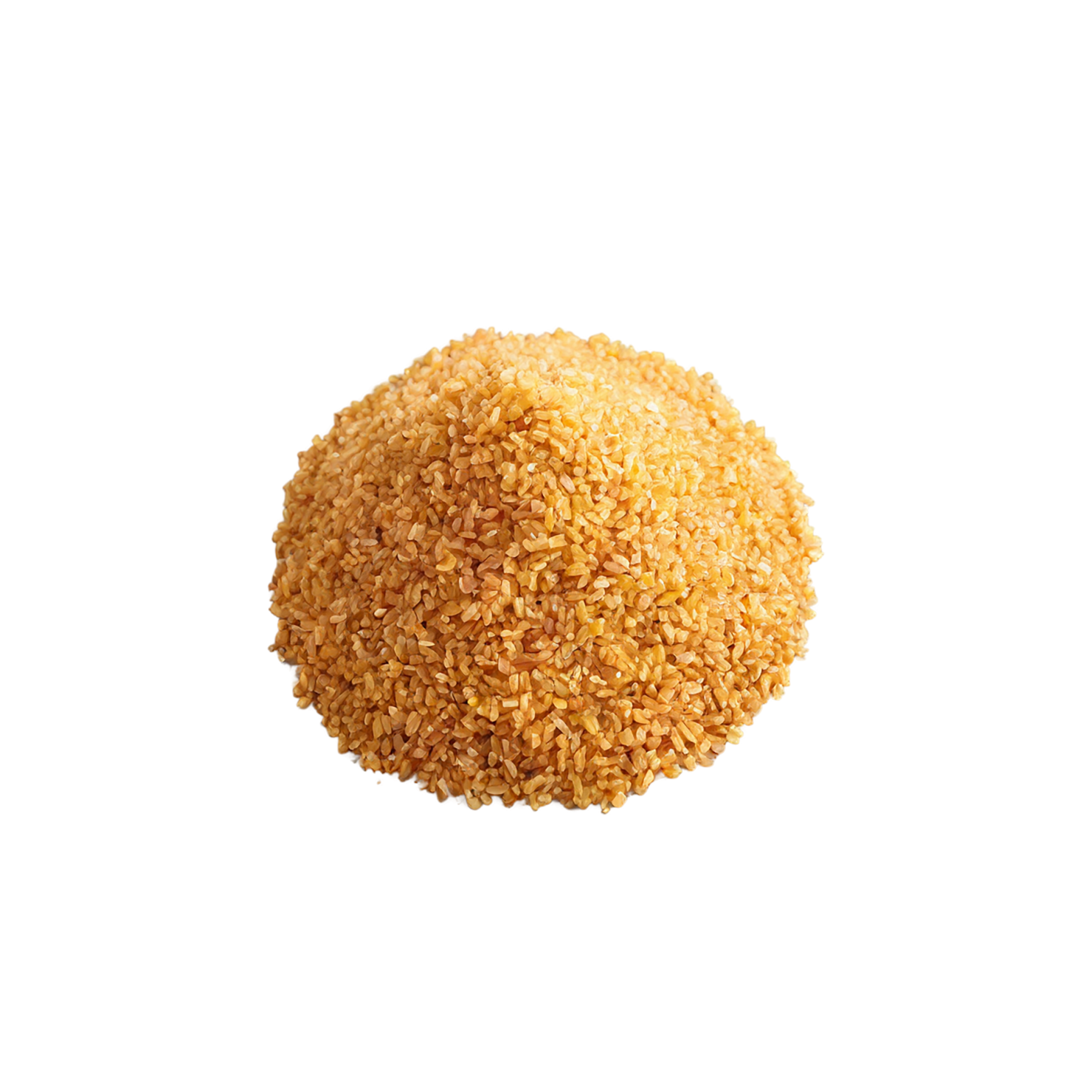 Bulgur grains isolated on transparent background, #6414