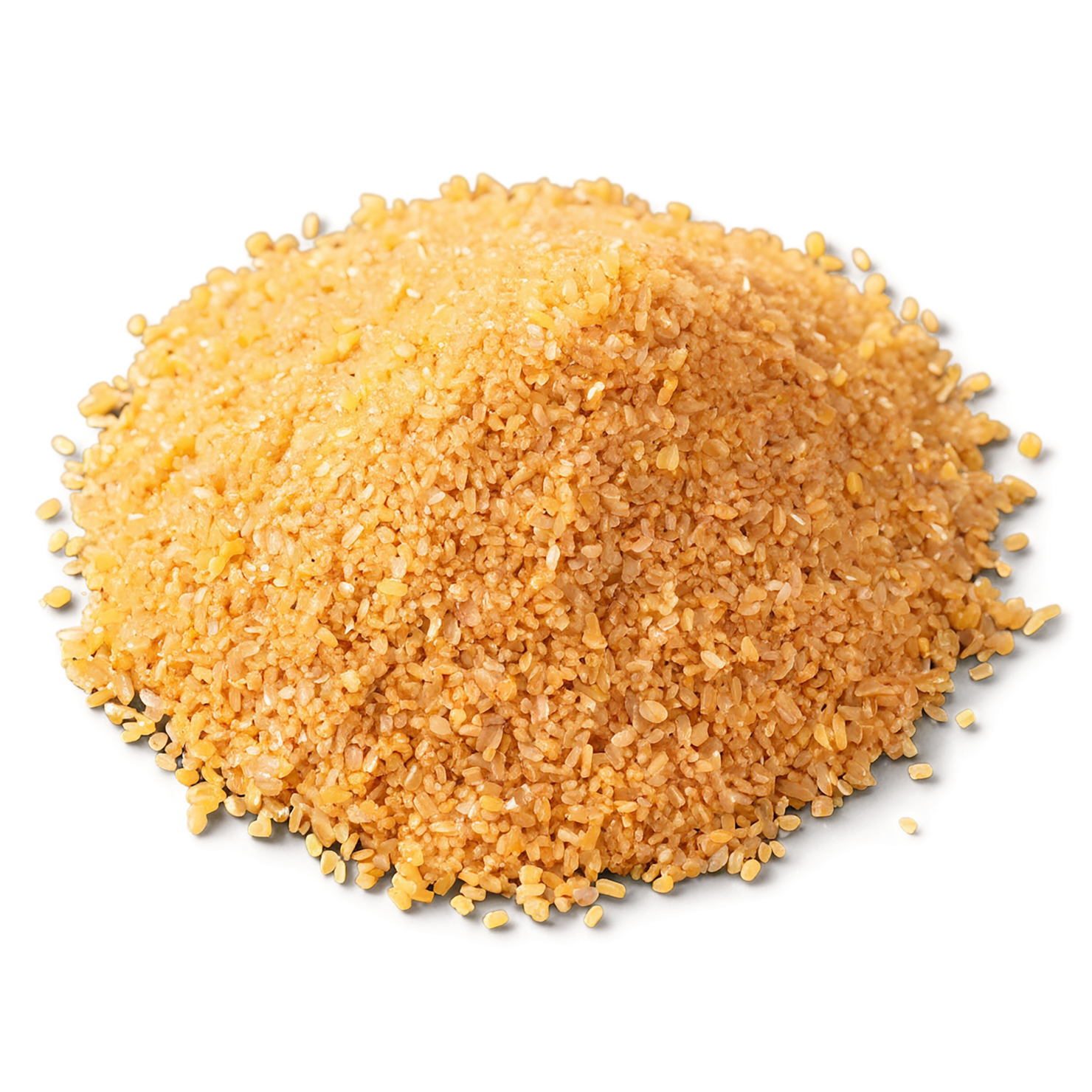 Bulgur grains isolated on transparent background, #6415