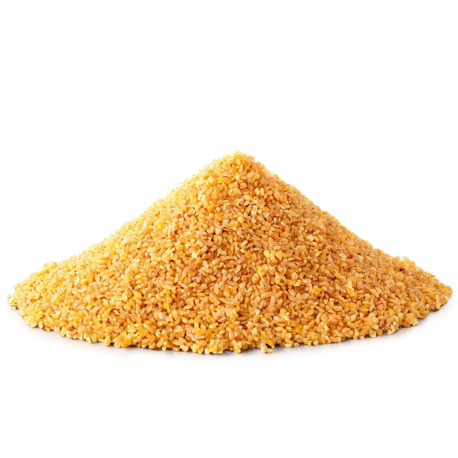 Bulgur grains isolated on transparent background, #6416
