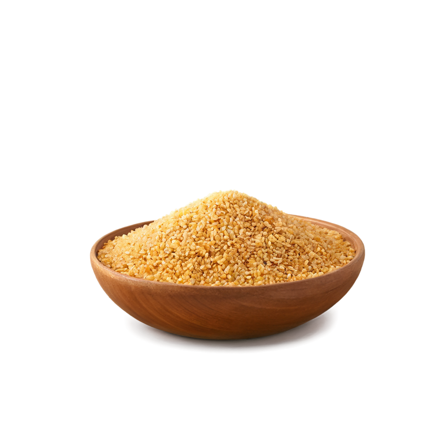Bulgur grains isolated on transparent background, #6417