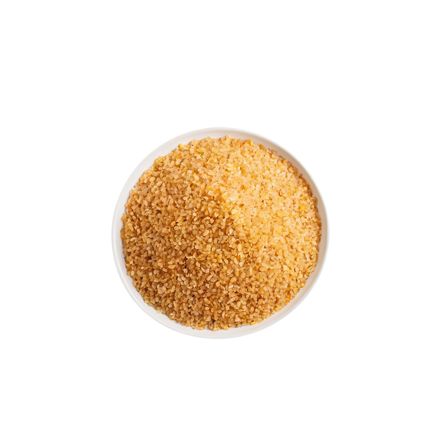 Bulgur grains isolated on transparent background, #6420