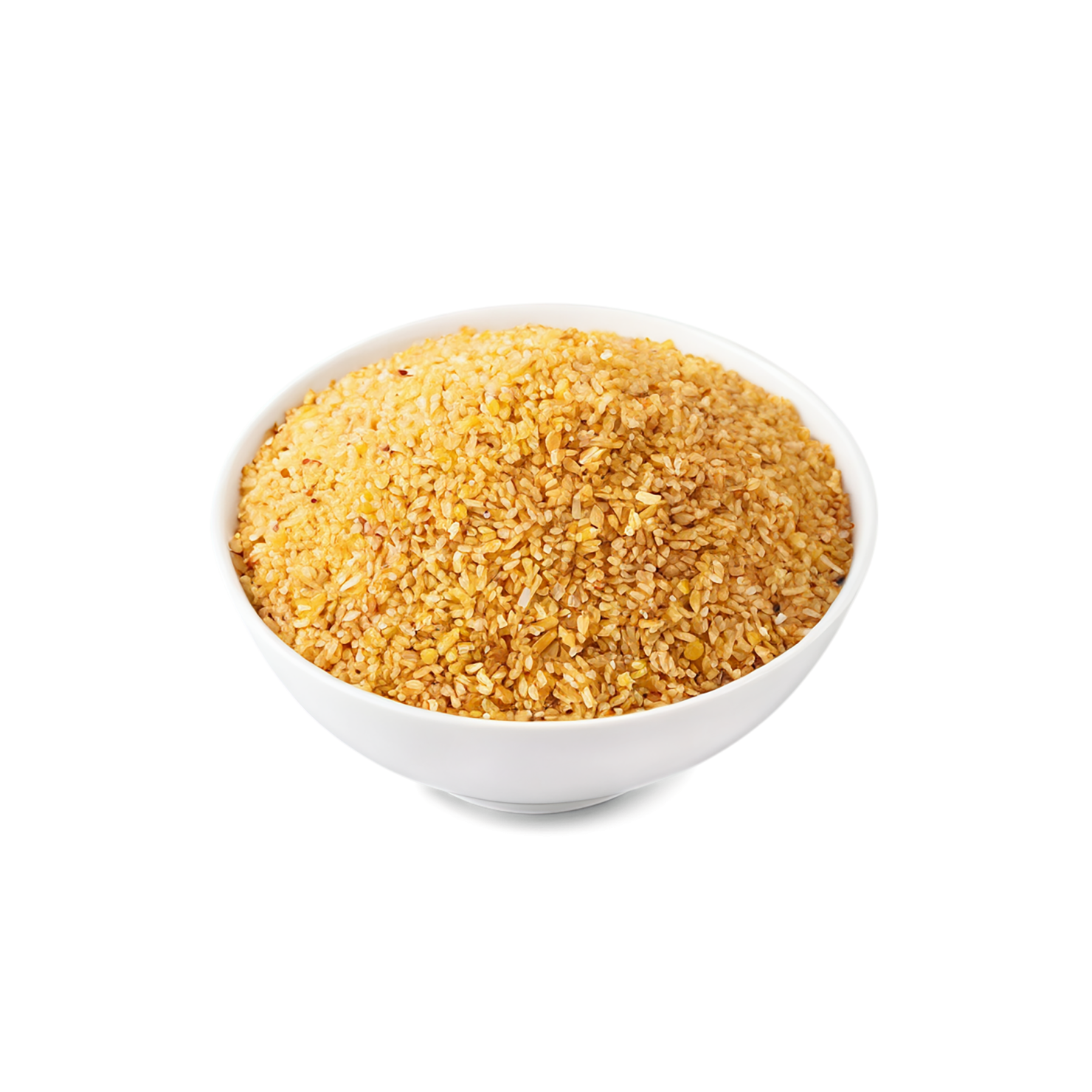 Bulgur grains isolated on transparent background, #6422