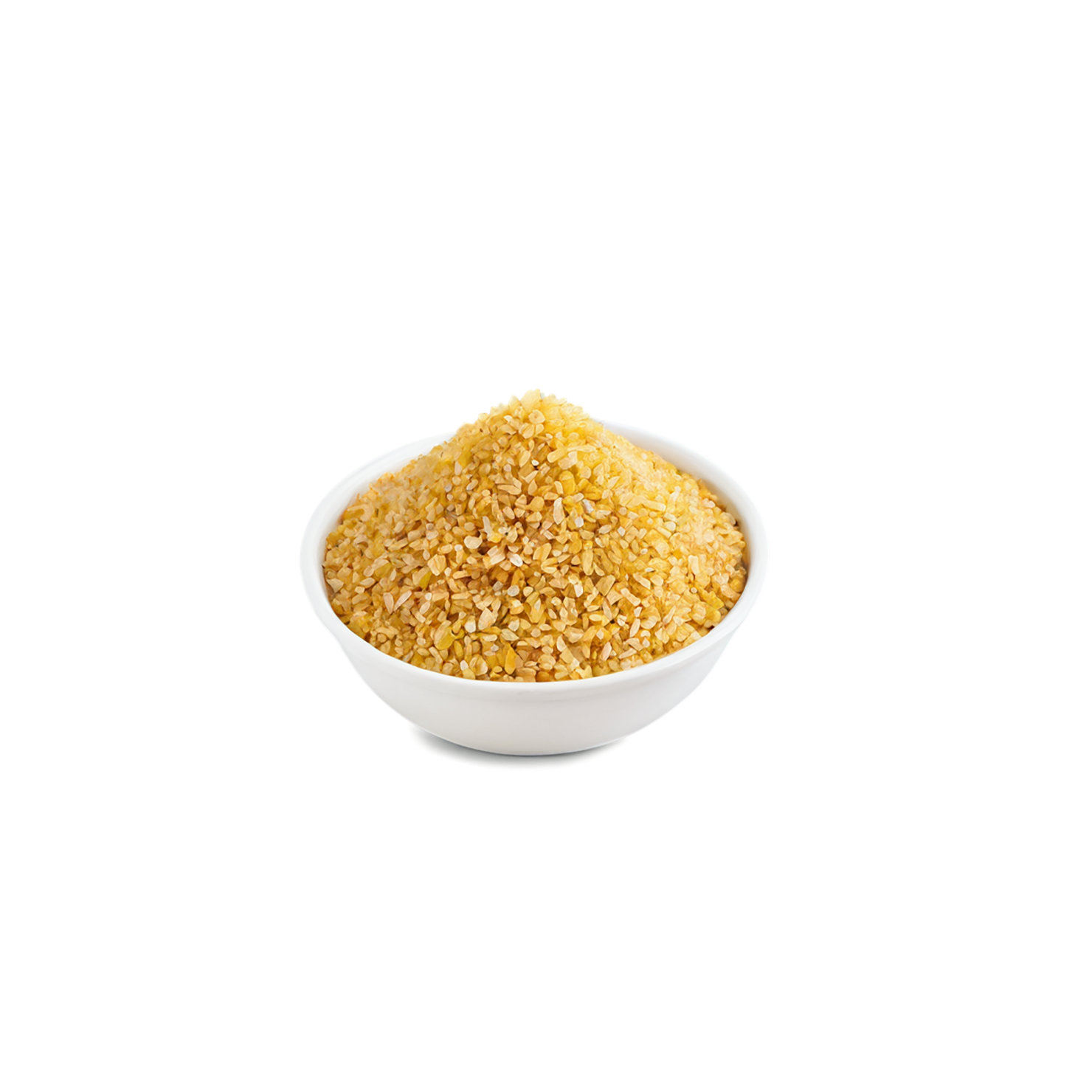 Bulgur grains isolated on transparent background, #6426