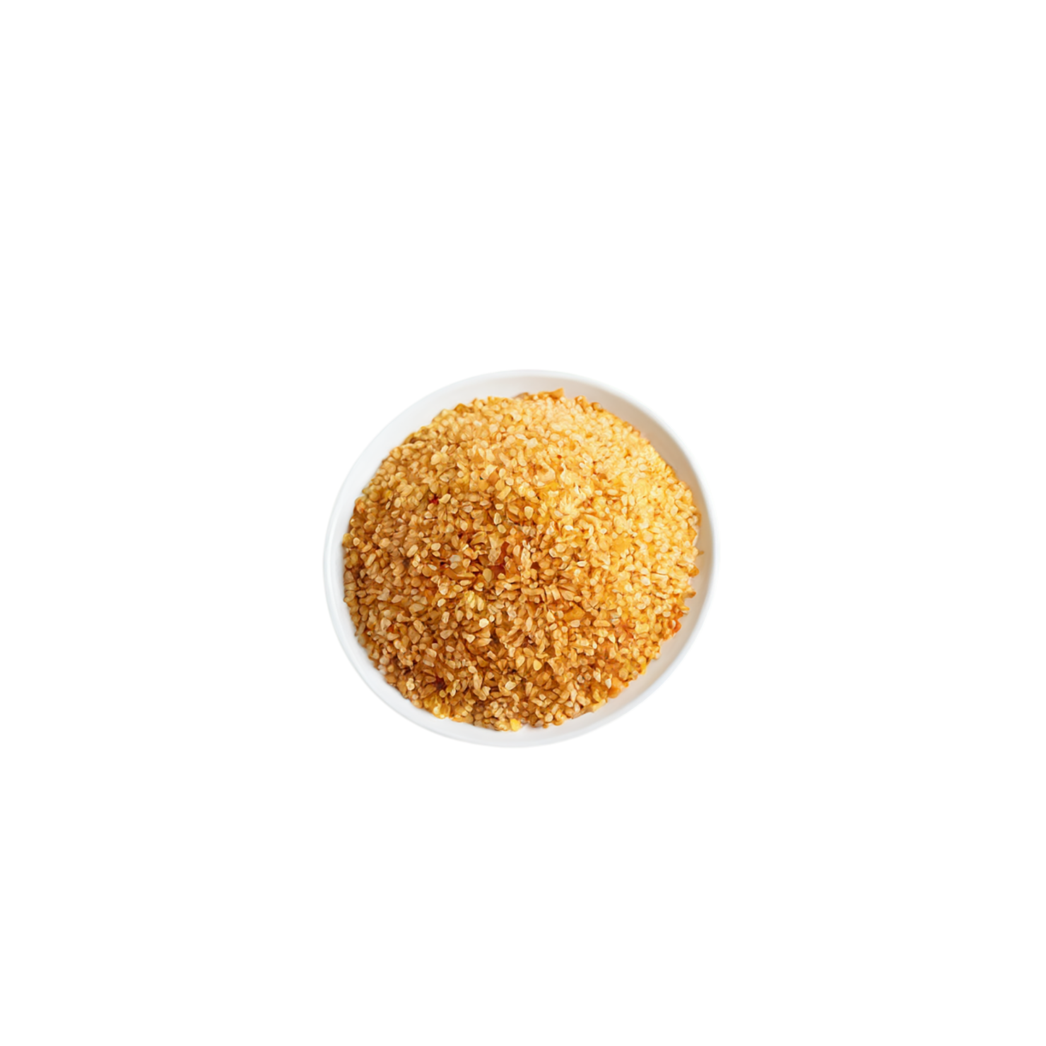Bulgur grains isolated on transparent background, #6427