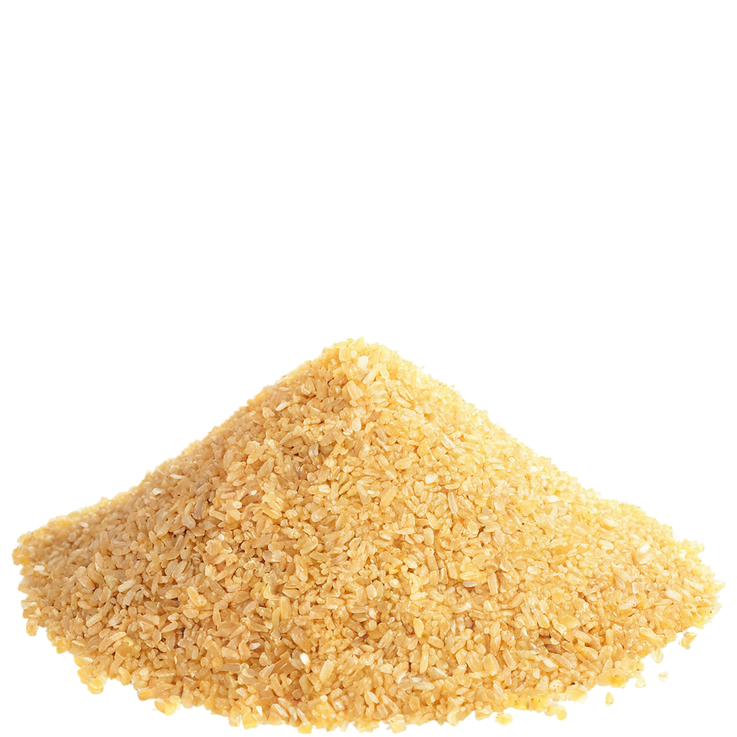 Bulgur grains isolated on transparent background, #6429