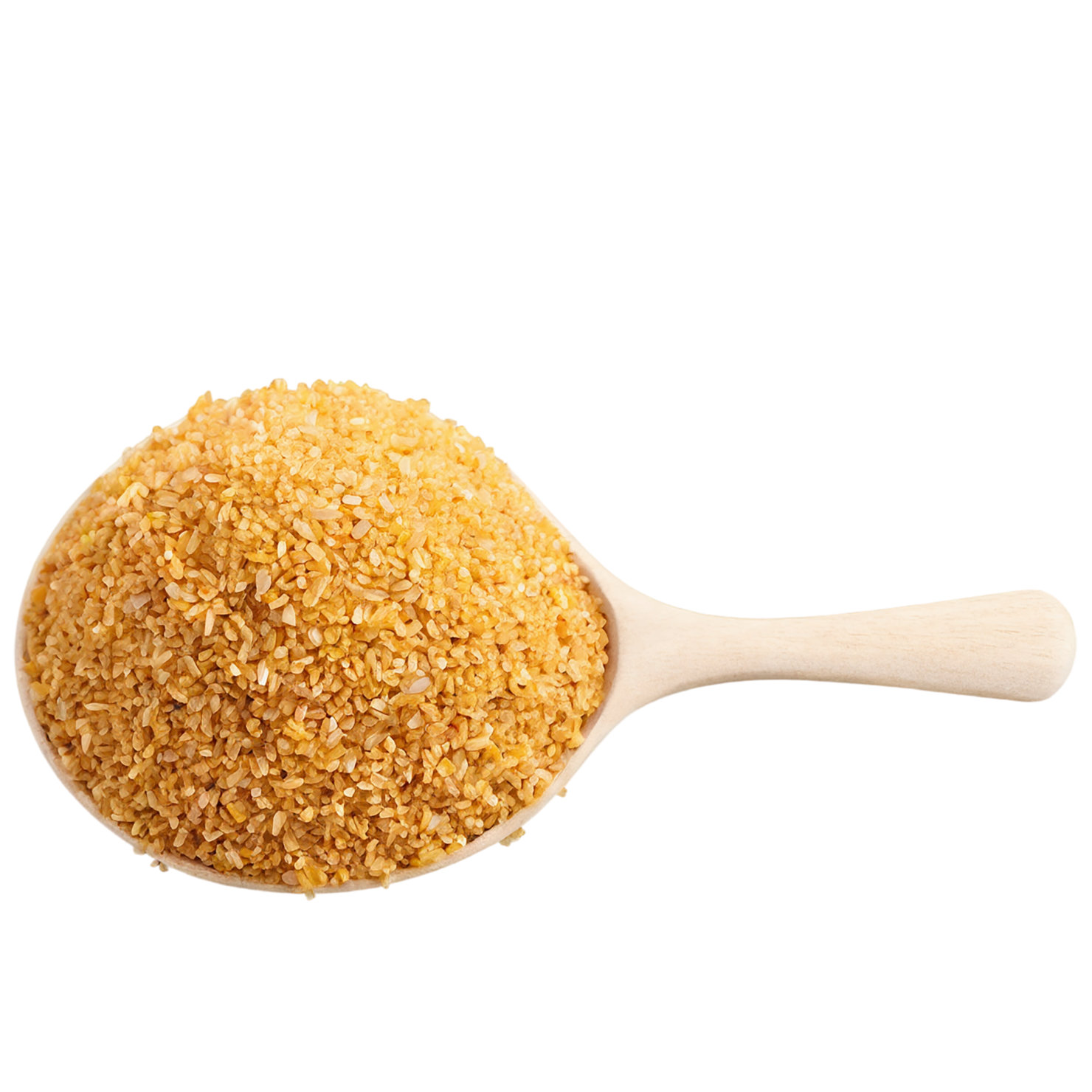 Bulgur grains isolated on transparent background, #6431