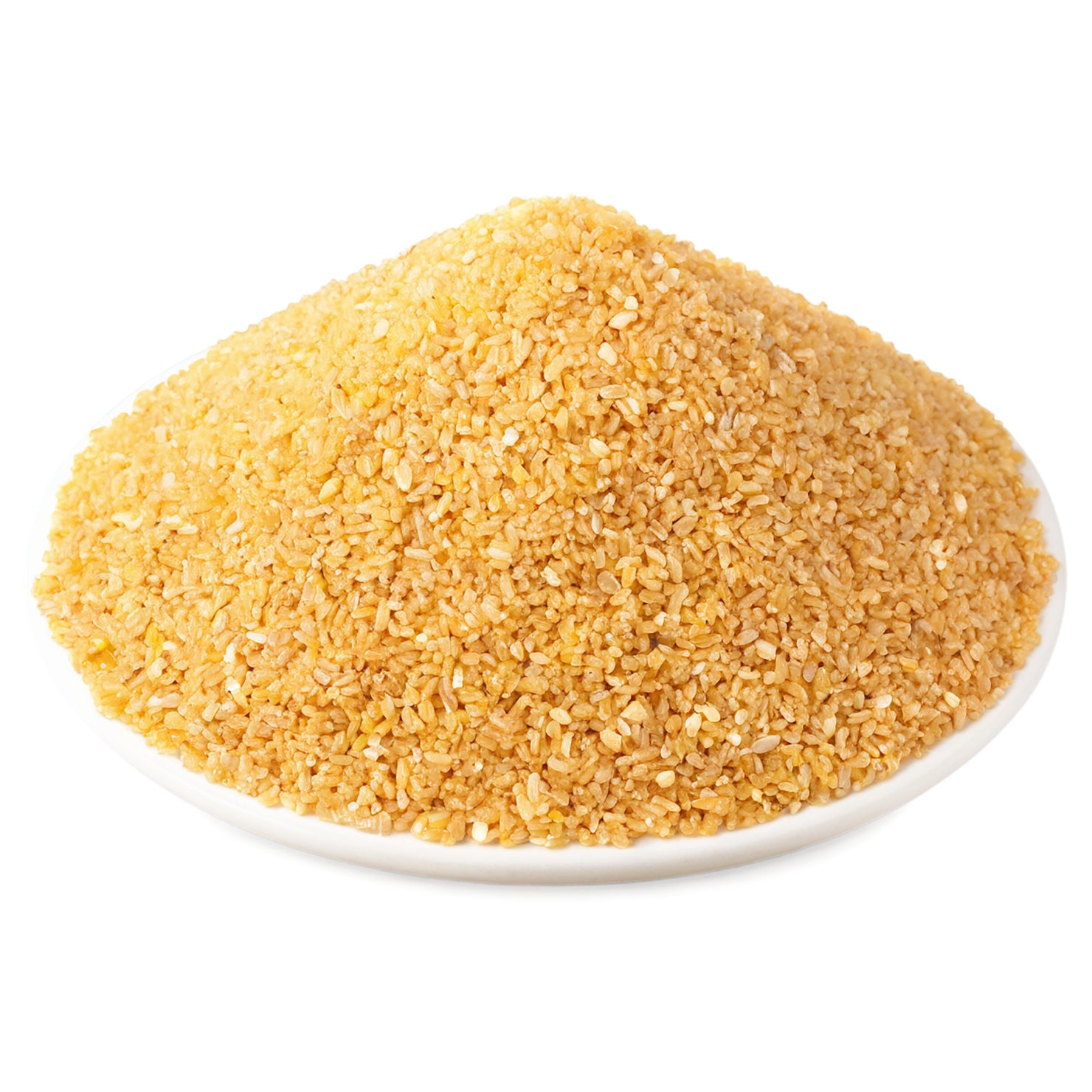 Bulgur grains isolated on transparent background, #6434